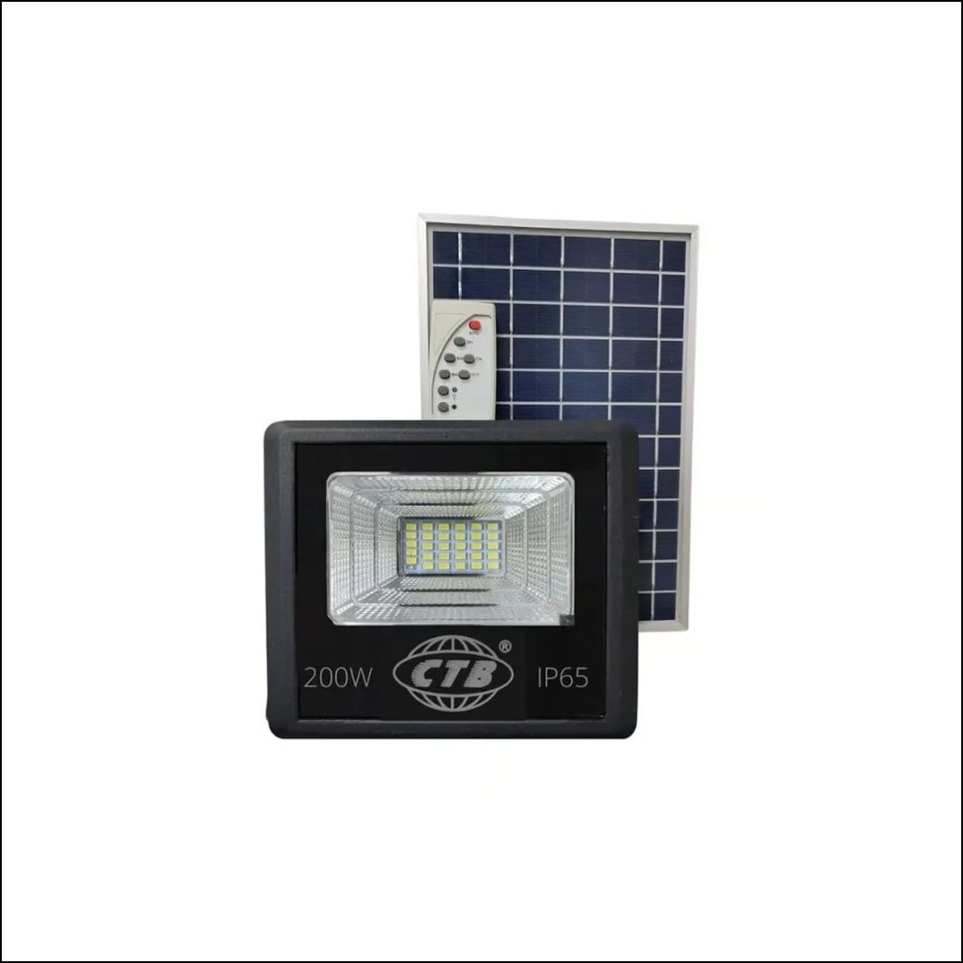REFLETOR SOLAR 200W BF 6500K (KIT PLACA - CÓDIGO: BSR-200W/B PT/BF