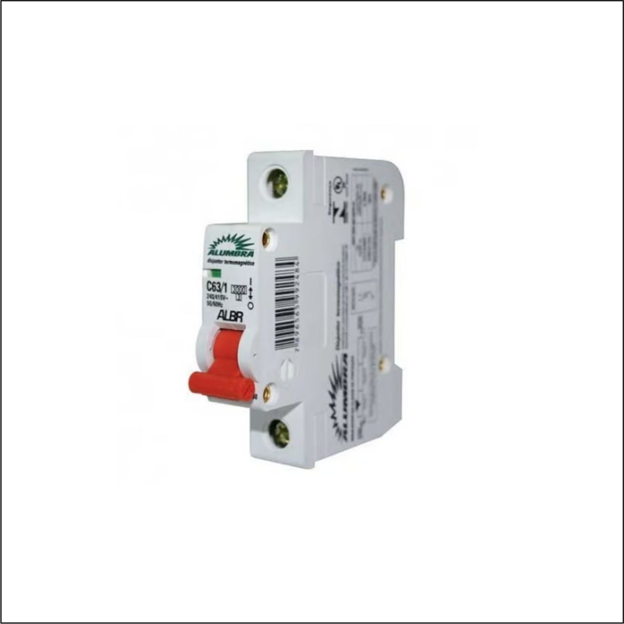 DISJUNTOR 1PX80A CURVA C ALUMBRA - CÓDIGO: 9249