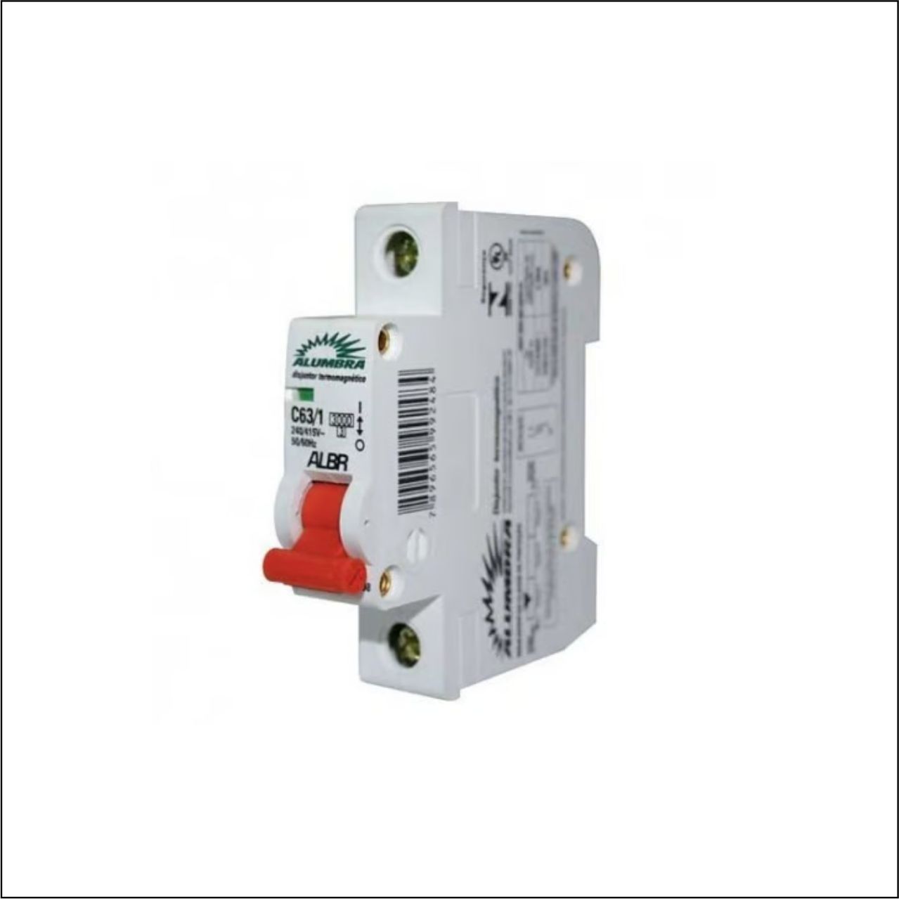 DISJUNTOR 1PX25A CURVA C ALUMBRA - CÓDIGO: 39244