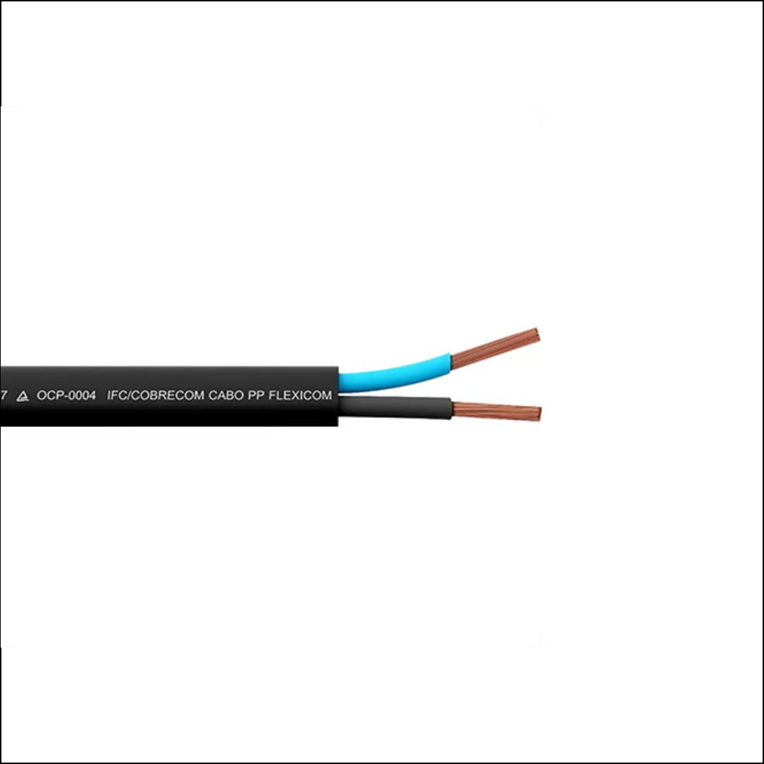 CABO PP FLEXICOM 2X1,0MM - CÓDIGO: 1320304401 - VENDIDO POR METRO