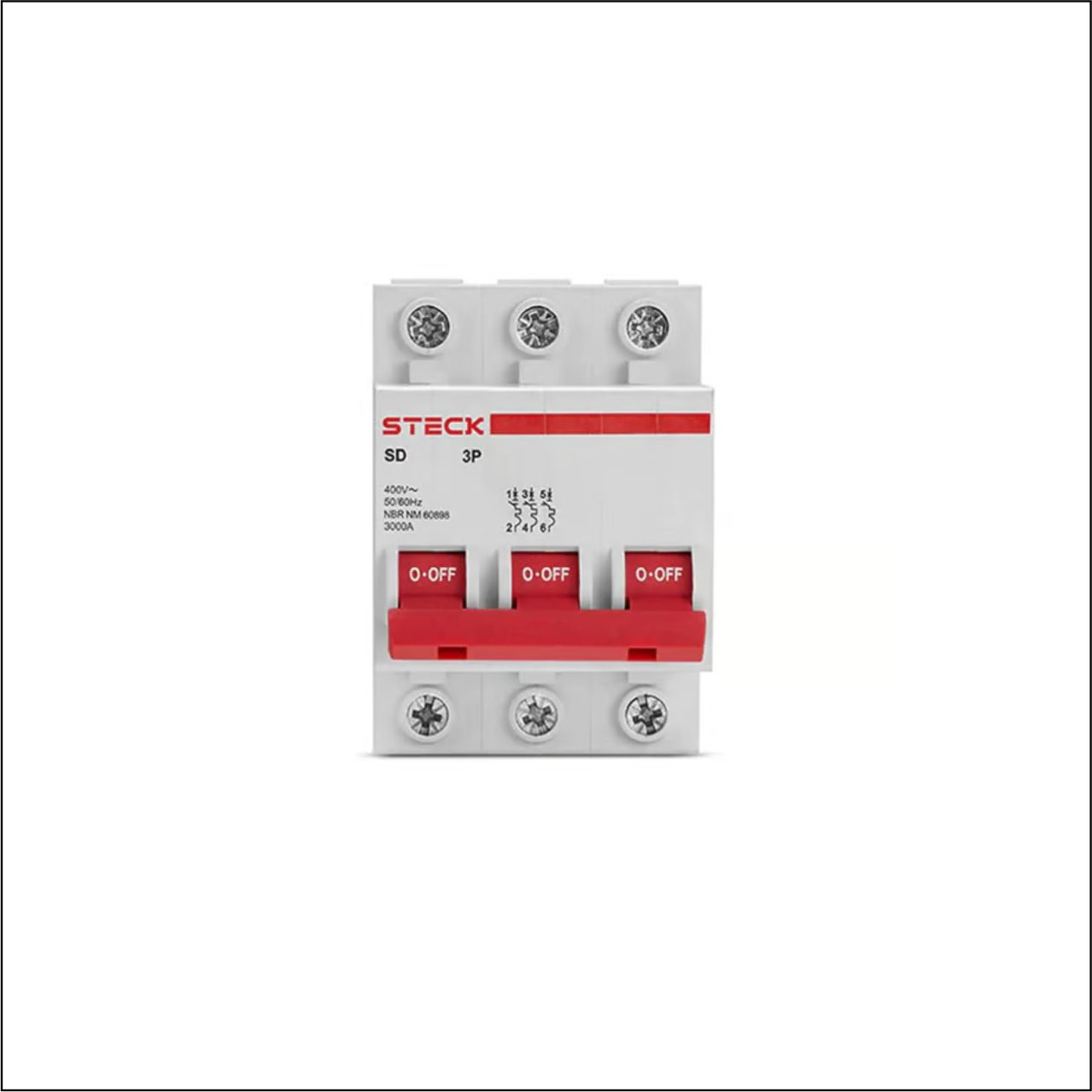 DISJUNTOR 3PX16A CURVA C - CÓDIGO: SDD63C16