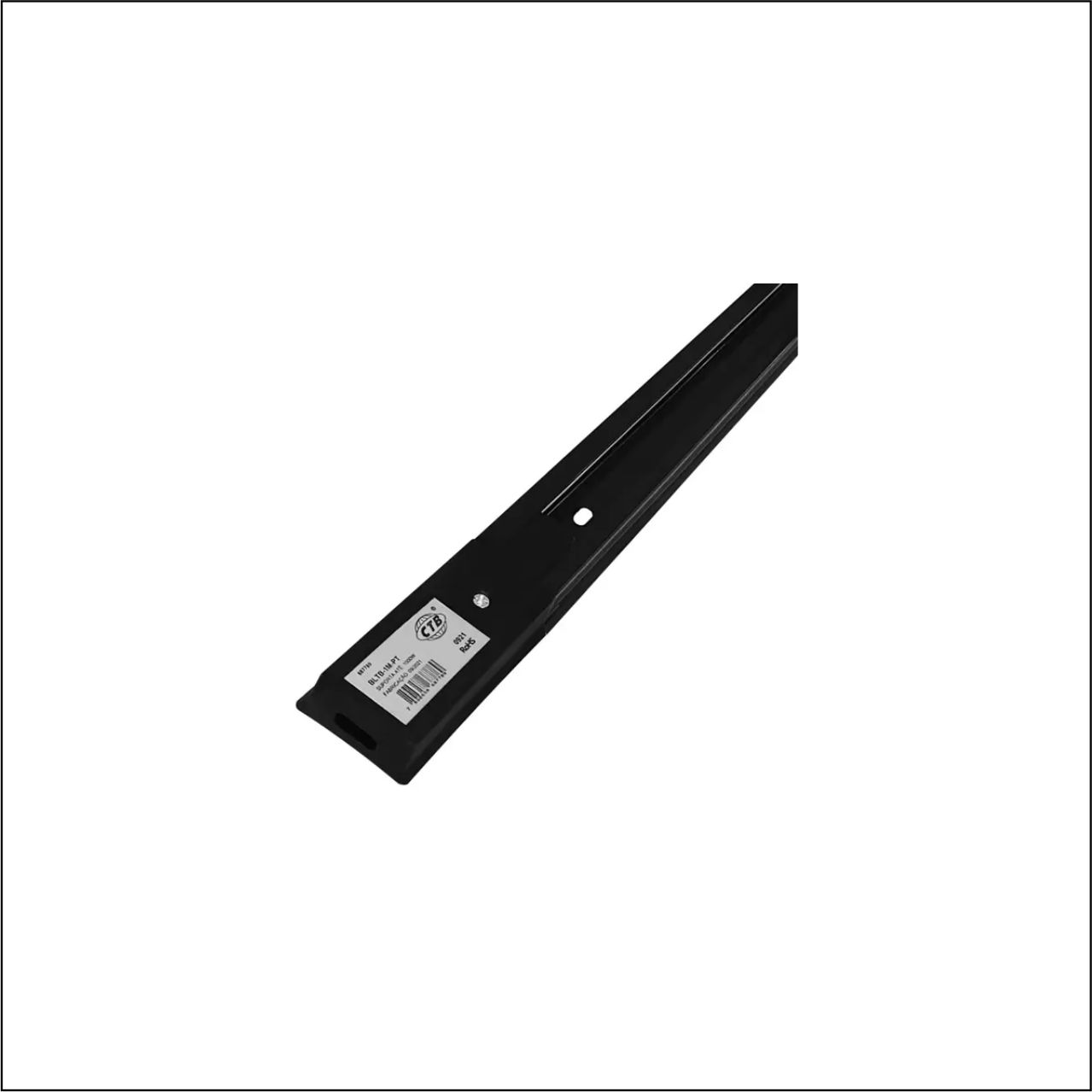 TRILHO ELETRIFICADO ALUMINIO 1MT PRETO - CÓDIGO: BLTB-1M-PT