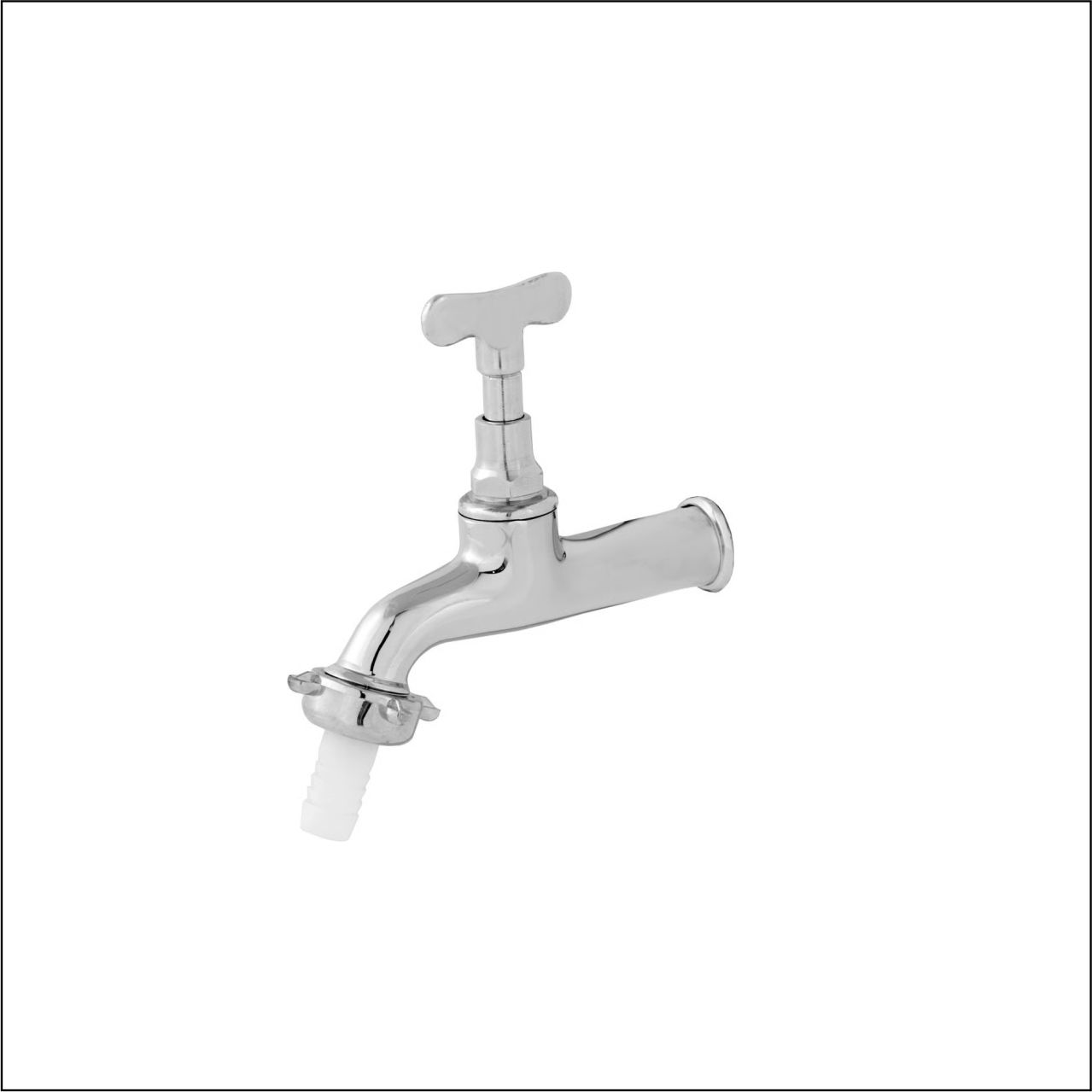 TORNEIRA CROMADA JARDIM LONGA 1/2 X 3/4 DN15 - CÓDIGO: 1130-01