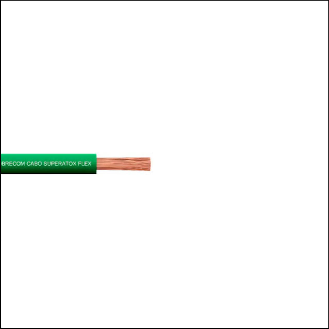 CABO SUPERATOX FLEX 2,5MM 750V VD - CÓDIGO: 1190505401 - VENDIDO POR METRO