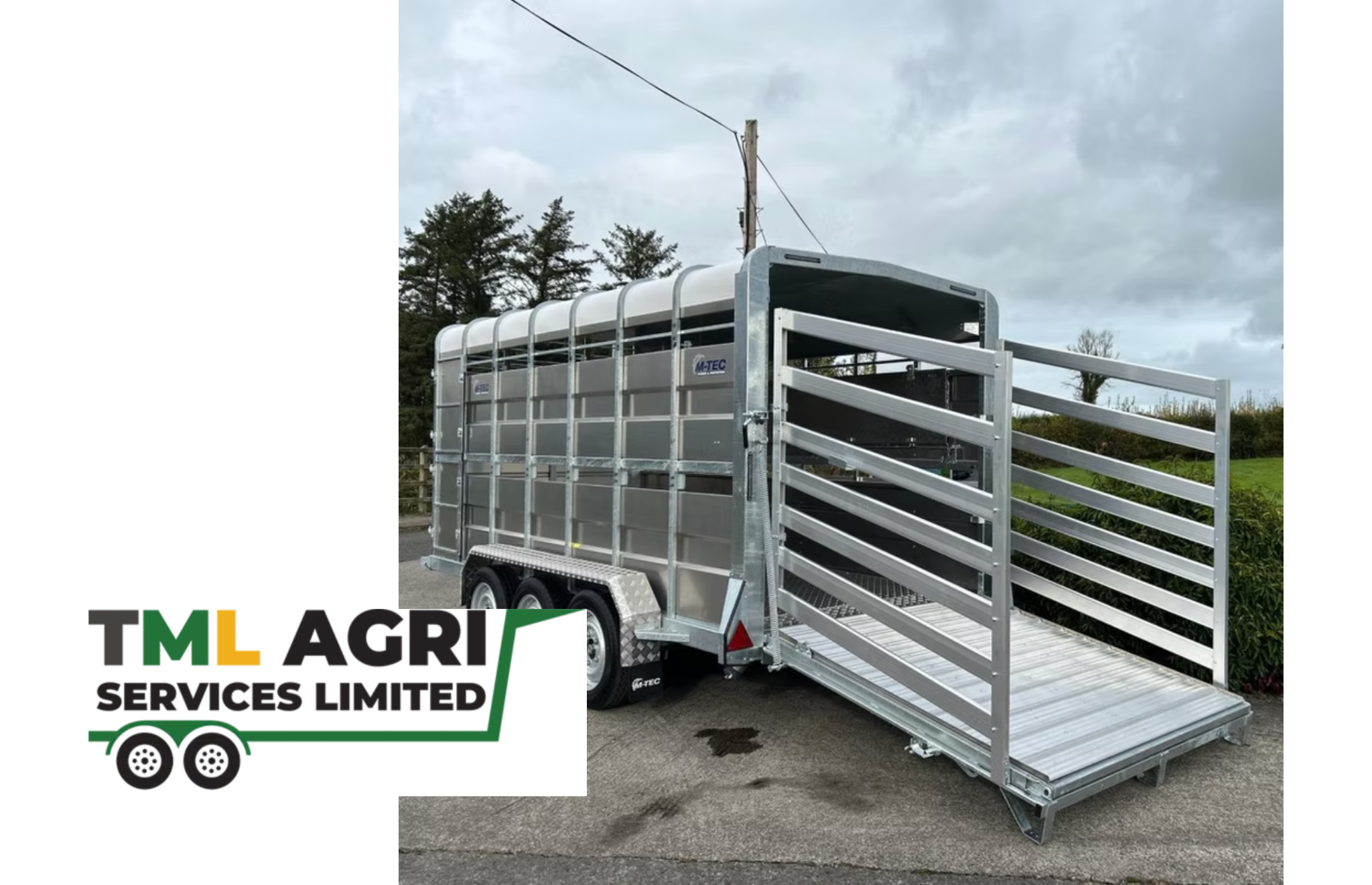 M-Tec 12 x 6 Livestock Trailer