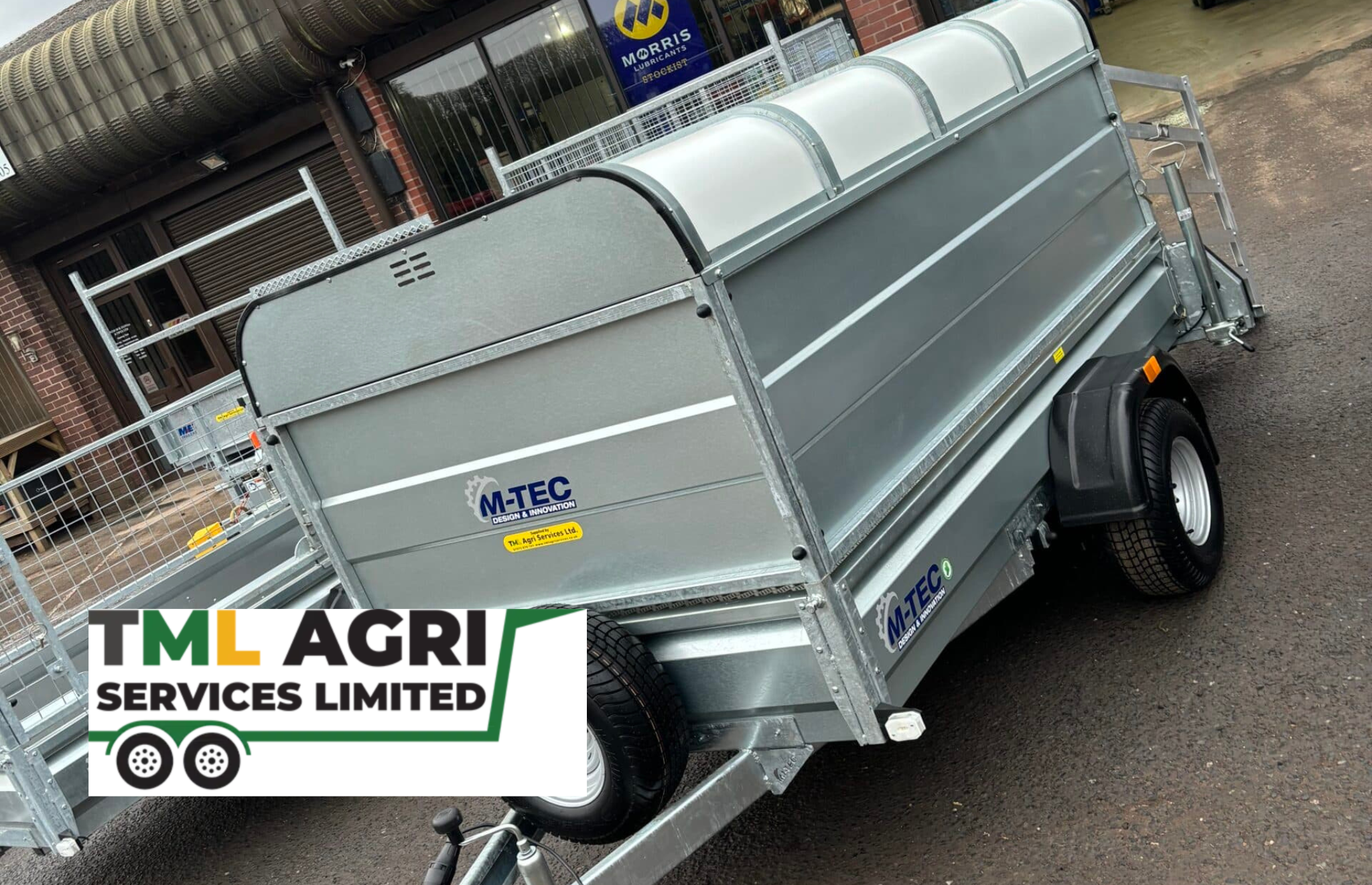 8FT x 4FT Single Axle Livestock Trailer