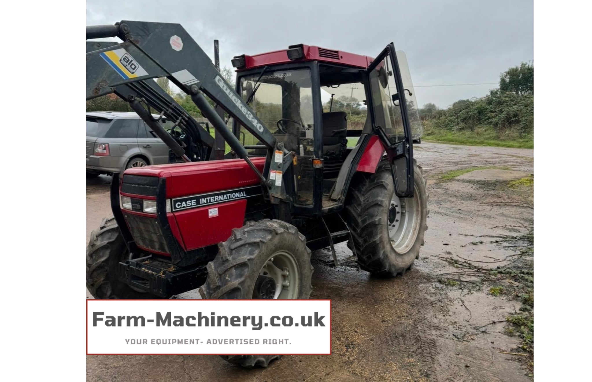 Case IH 844 XL Plus with Quicke Loader