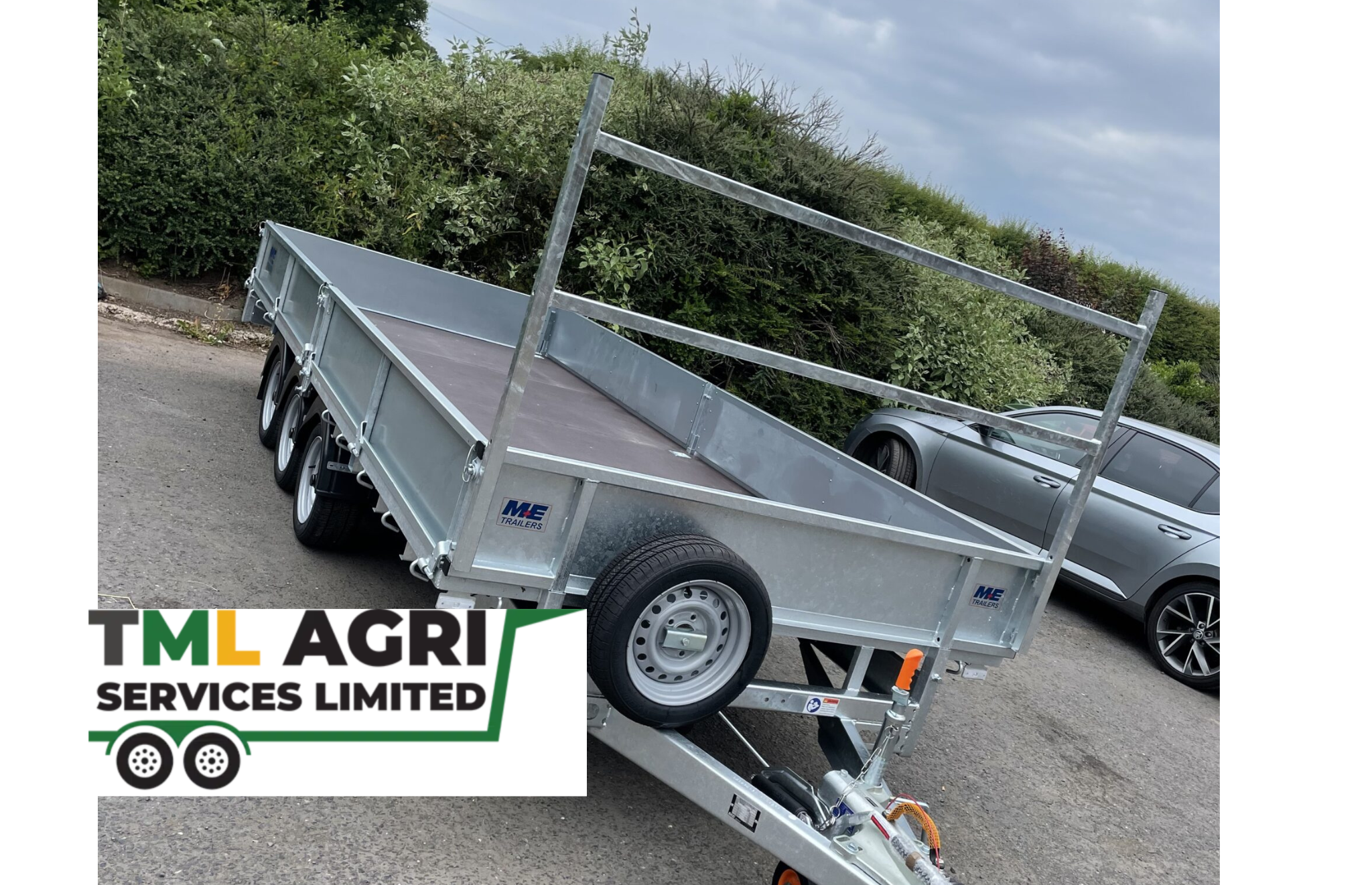 Meredith & Eyre 16ft6'6 Triaxle Flatbed Trailer