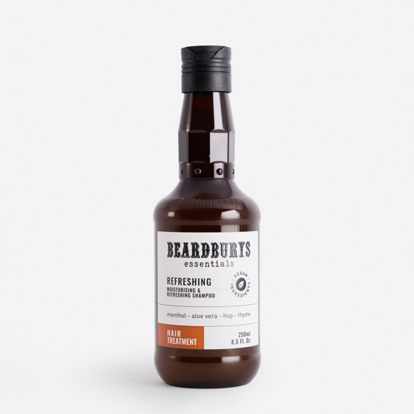 Beardburys Essentials Gaivinantis šampūnas su mentoliu, 250ml