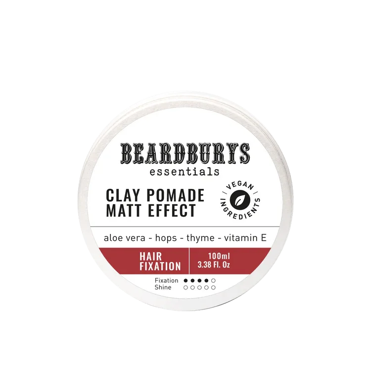 Beardburys Essentials Molinės konsistencijos stiprios fiksacijos vaškas plaukams, 100ml