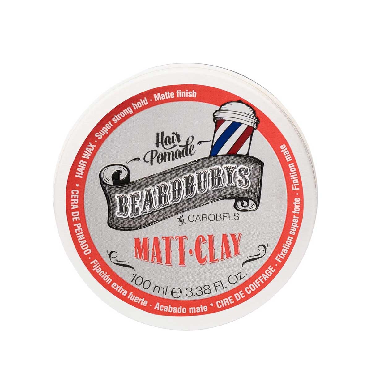 Beardburys Matt Clay Plaukų formavimo molis 100ml