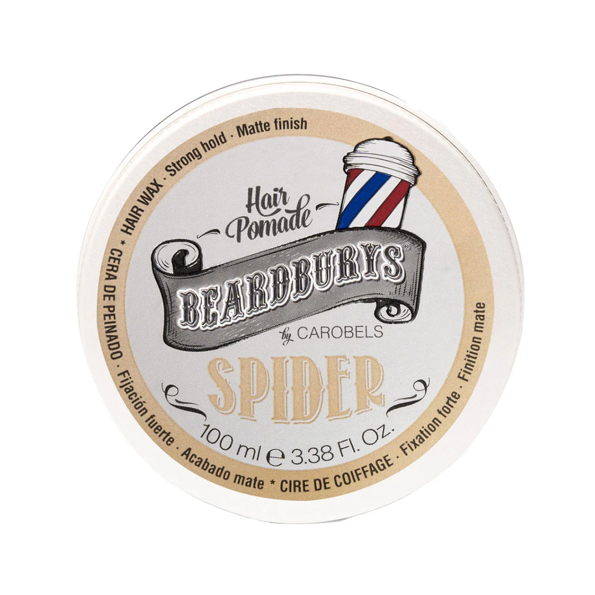 Beardburys Stiprios fiksacijos pomada Spider Hair Pomade 100 ml