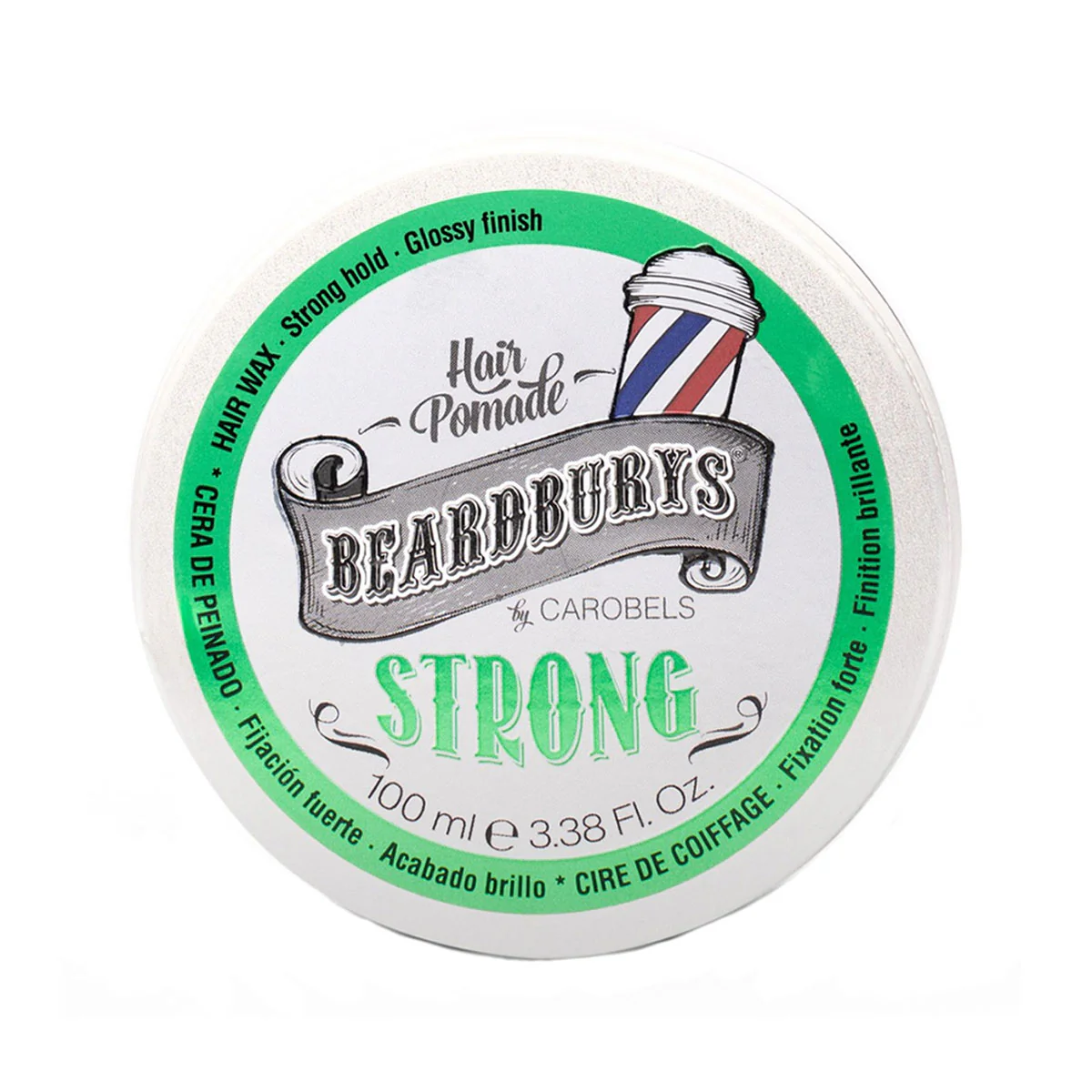 Beardburys Strong Hair Pomade Stipriai fiksuojanti vandens pagrindo pomada 100ml