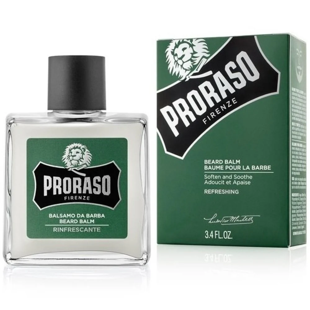 PRORASO REFRESHING BEARD BALM, barzdos balzamas, 100ml