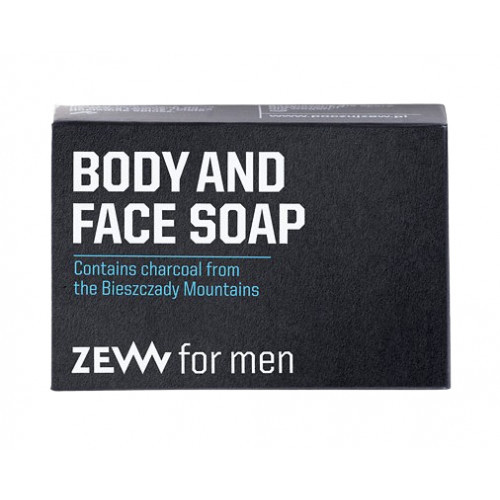 ZEW Face and Body Soap with Charcoal Veido ir kūno muilas su anglimi 85ml