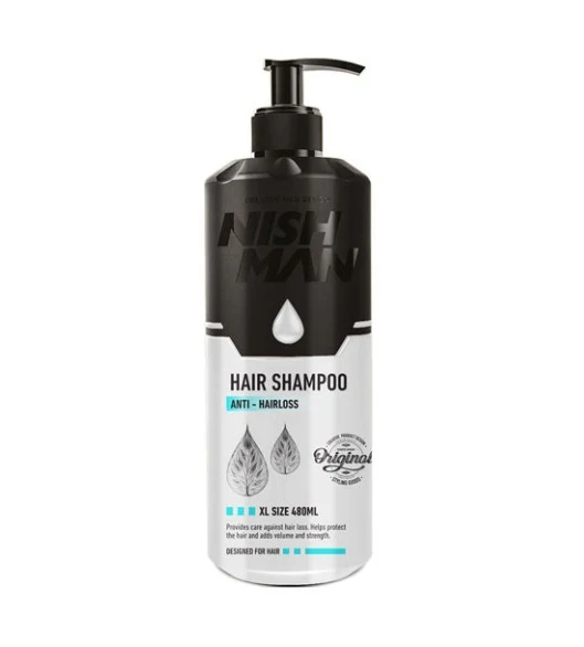 Nishman šampūnas nuo plaukų slinkimo ANTI-HAIRLOSS, 480 ml
