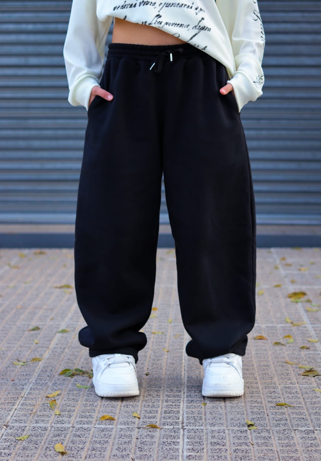 Pantalón Jogger Bomber Negro