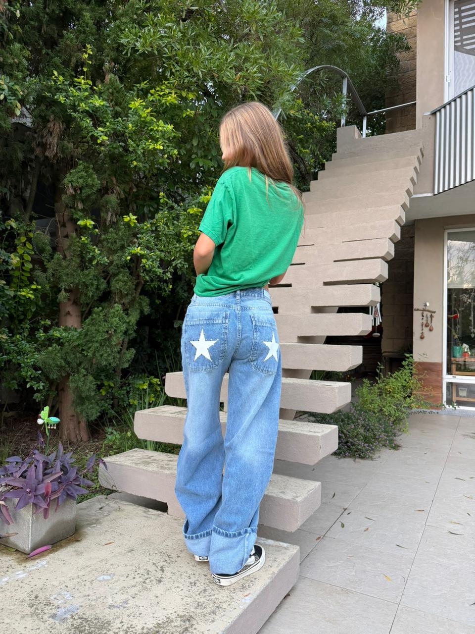 Jeans Baggy Star Celeste