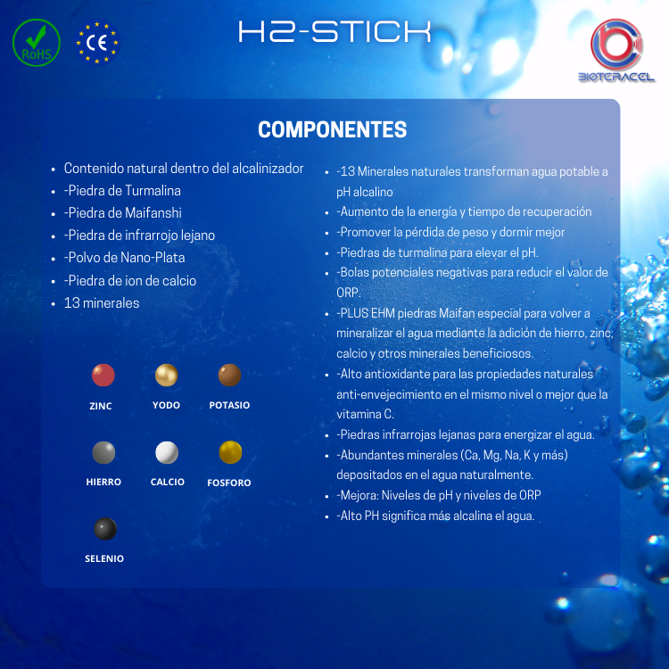H2 STICK DUO ALCALINIZADOR