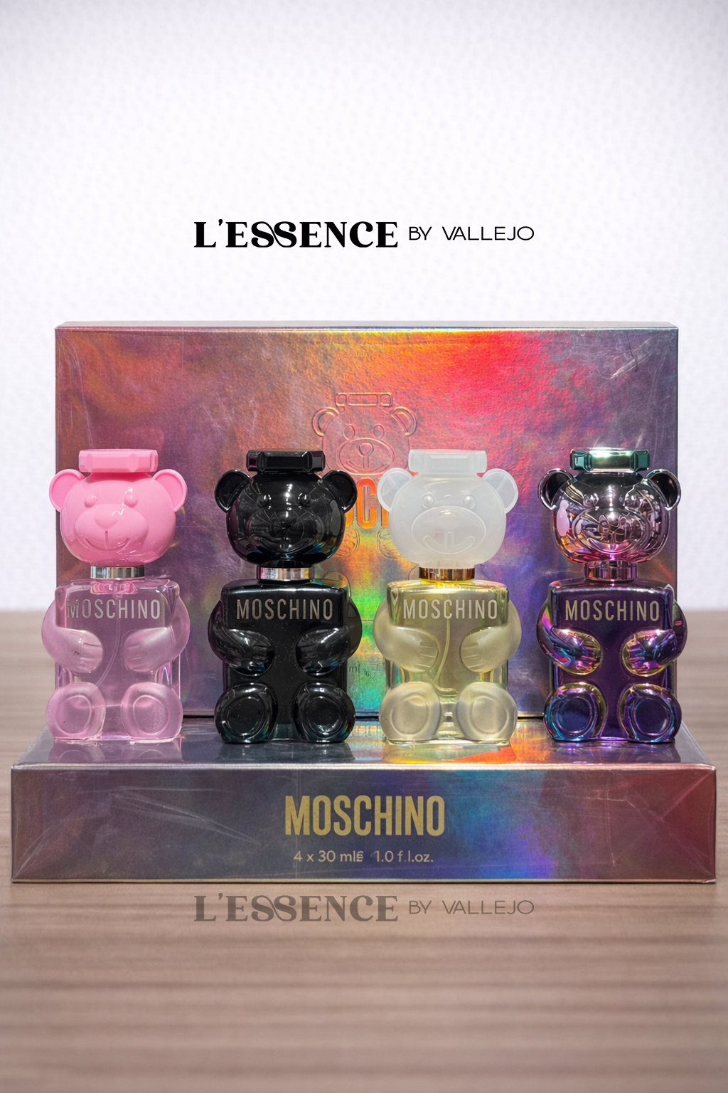 Estuche X4 Moschino — Calidad 1.1
