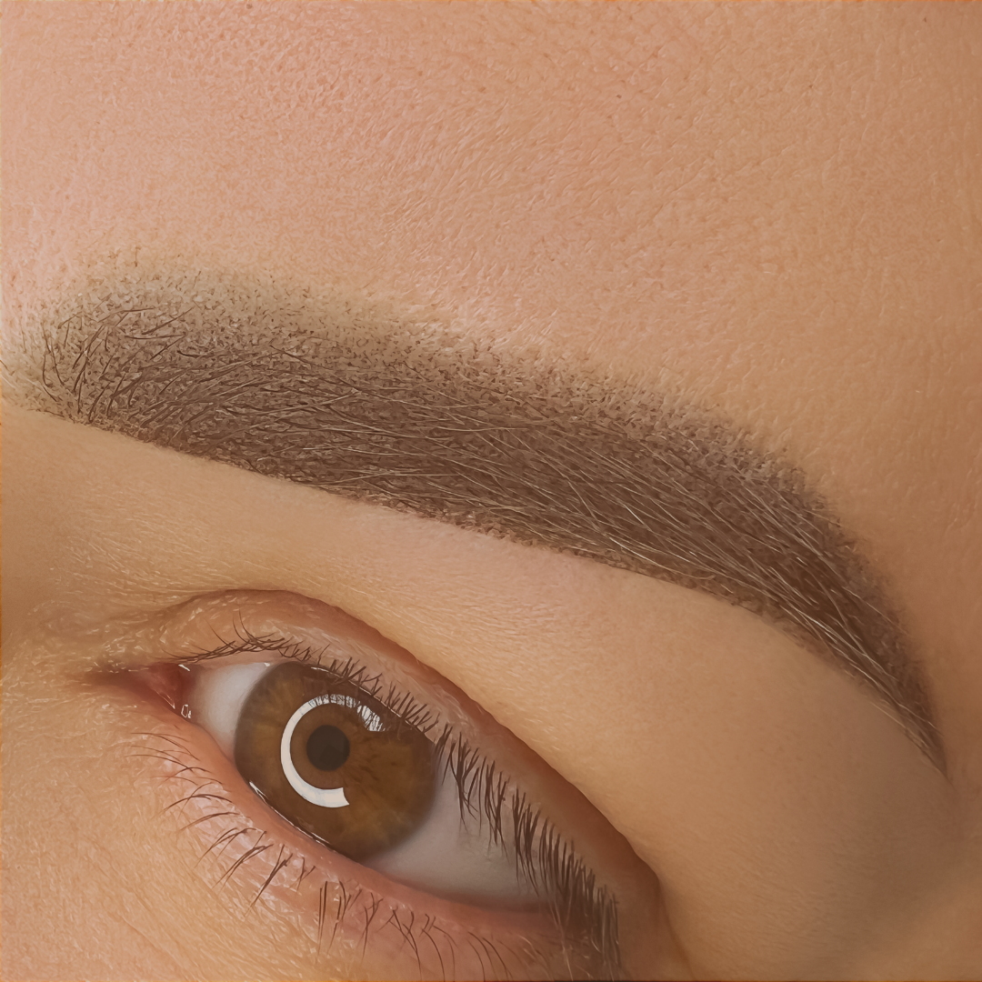 Cejas efecto polvo