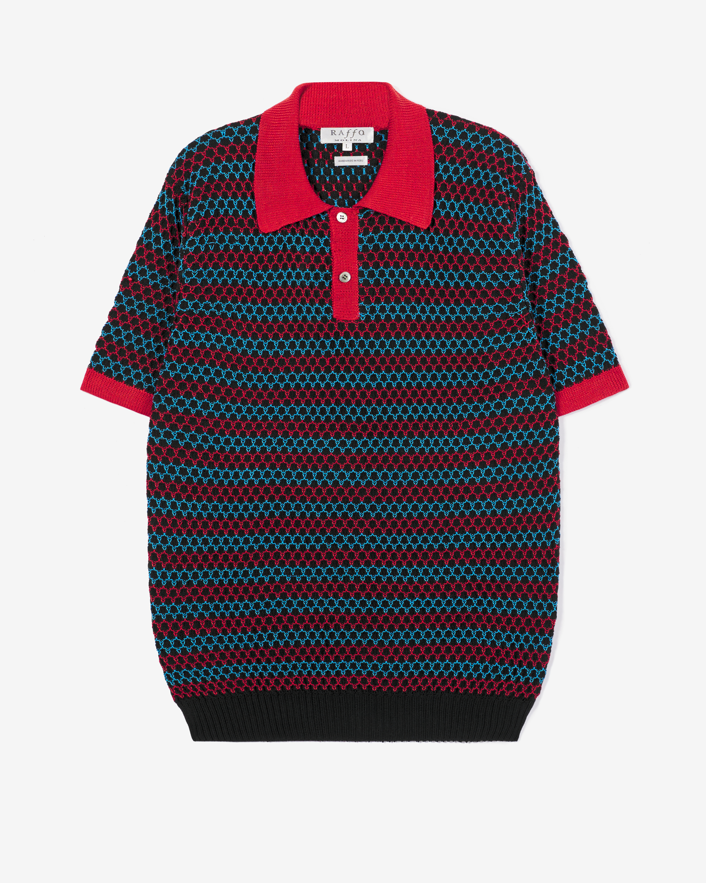 Men's Knitted Polo Shirt