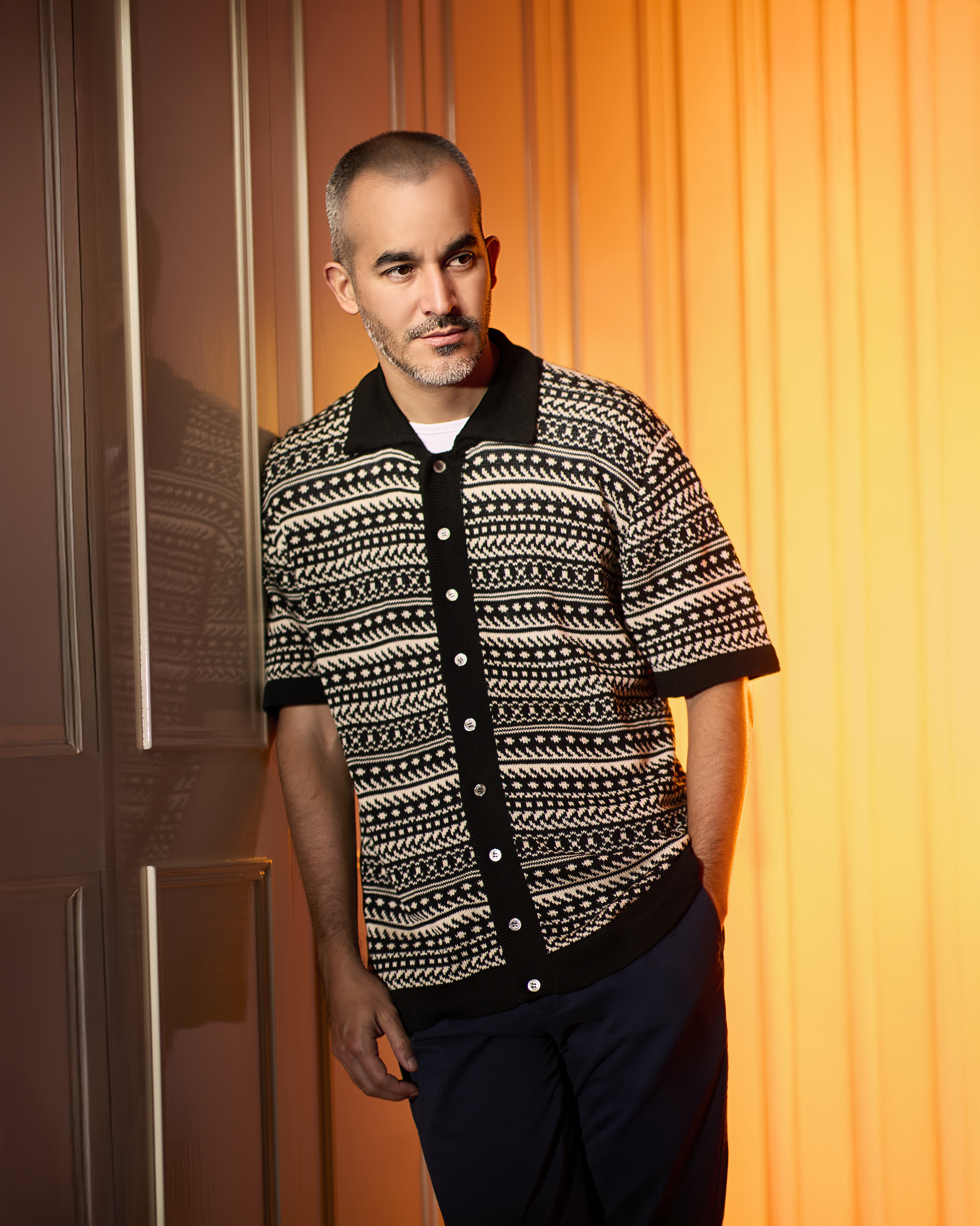 Patterned Knit Shirt