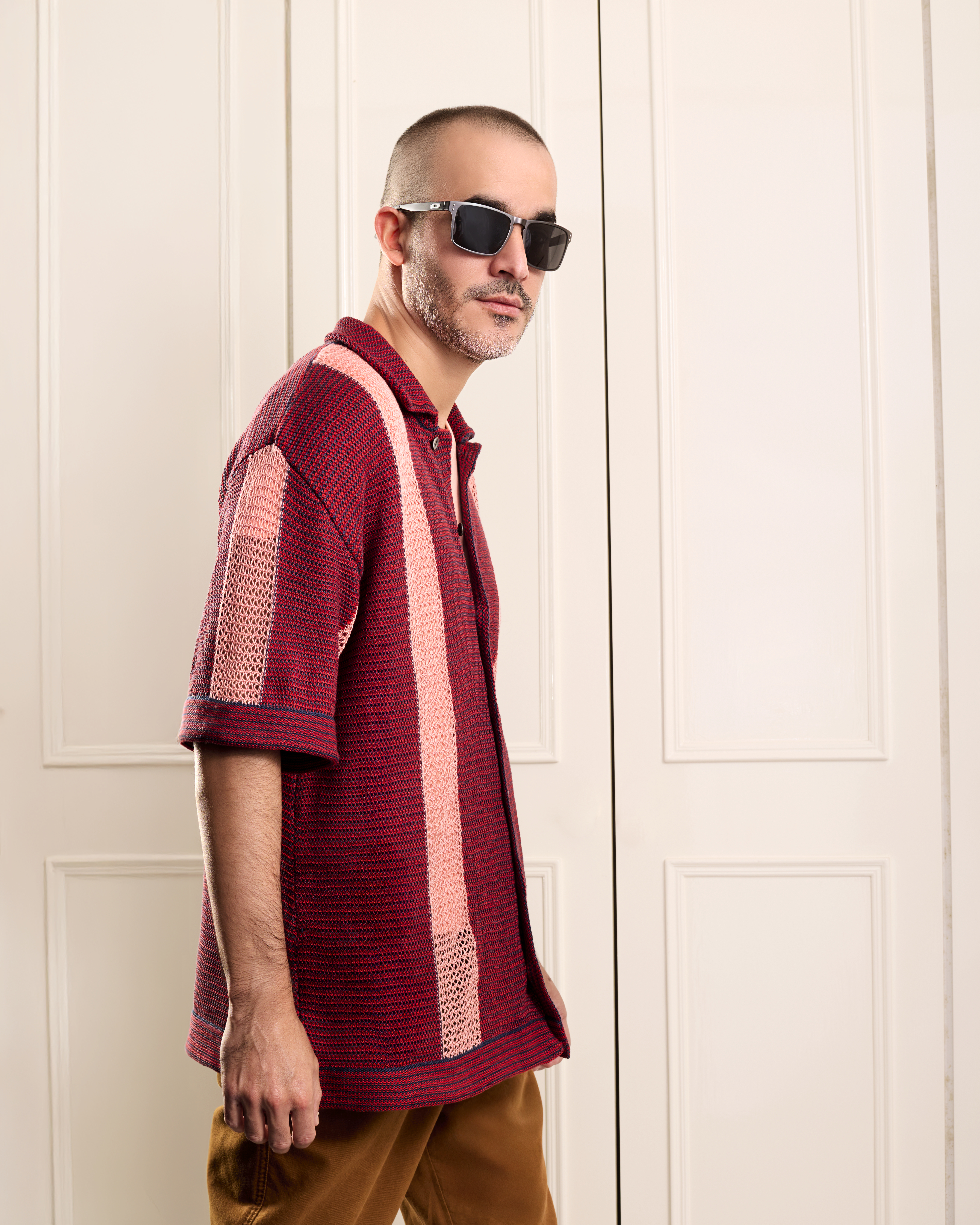 Maroon Short-Sleeve Shirt