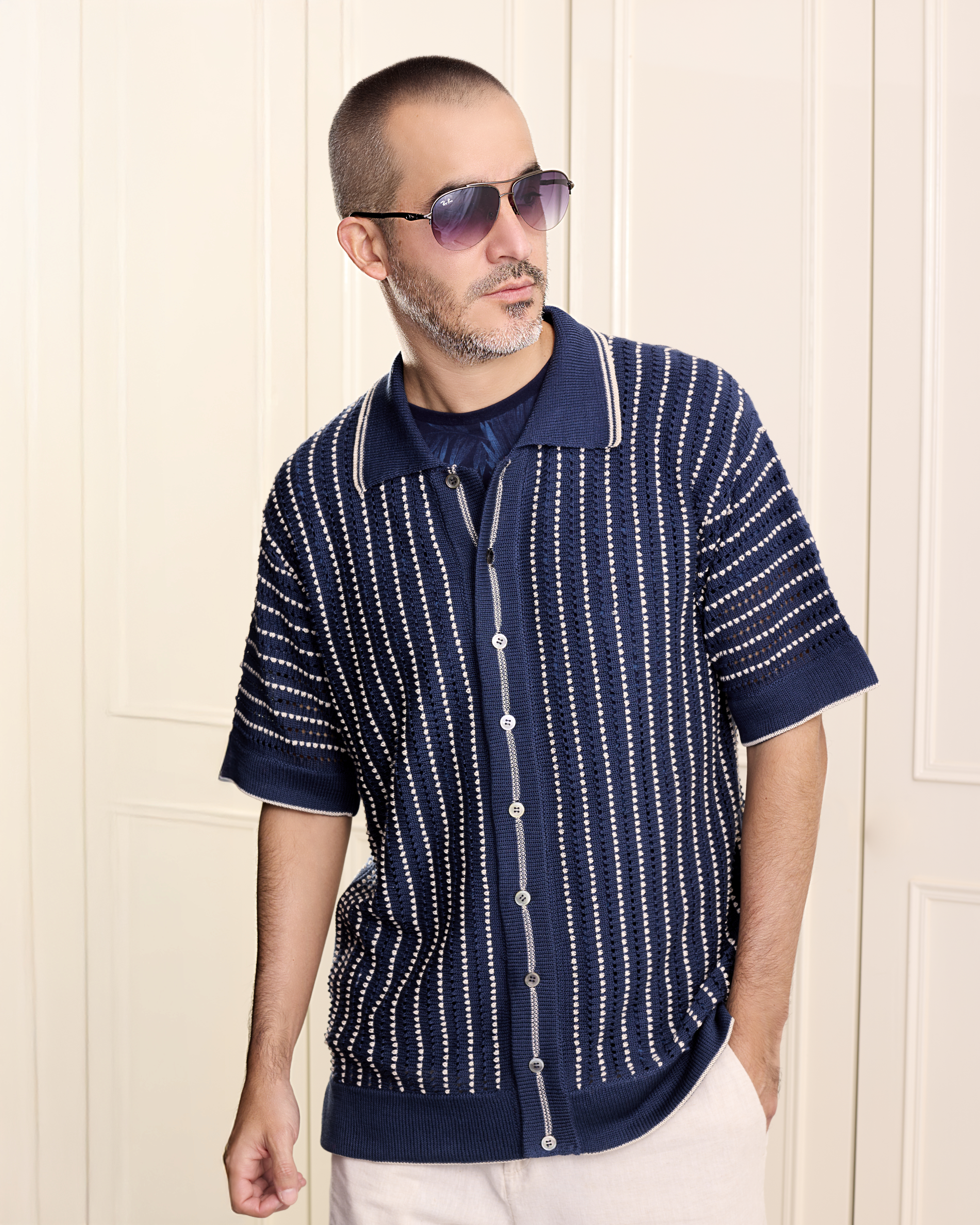 Men's Short Sleeve Button-Up Shirt