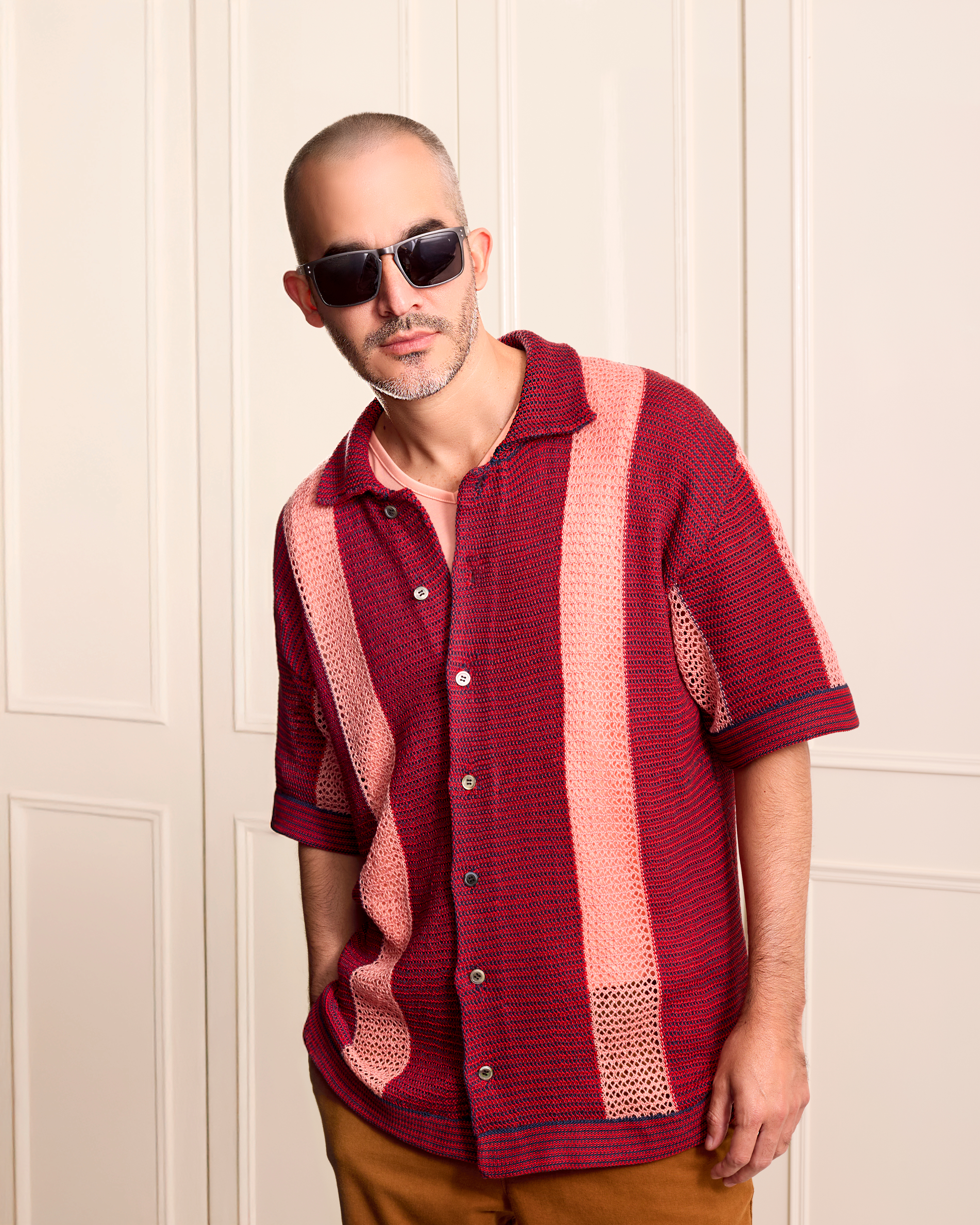 Maroon Short-Sleeve Shirt
