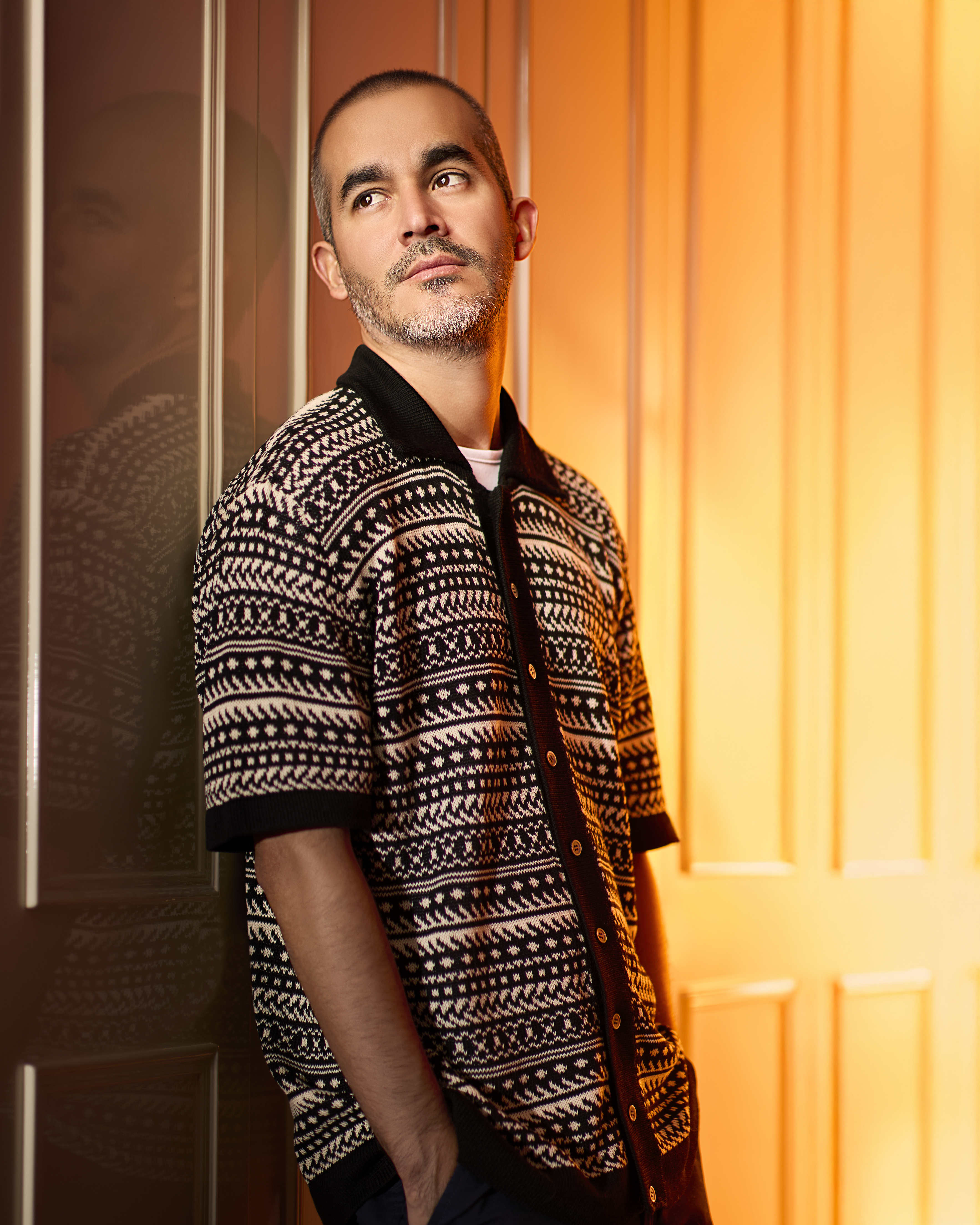 Patterned Knit Shirt