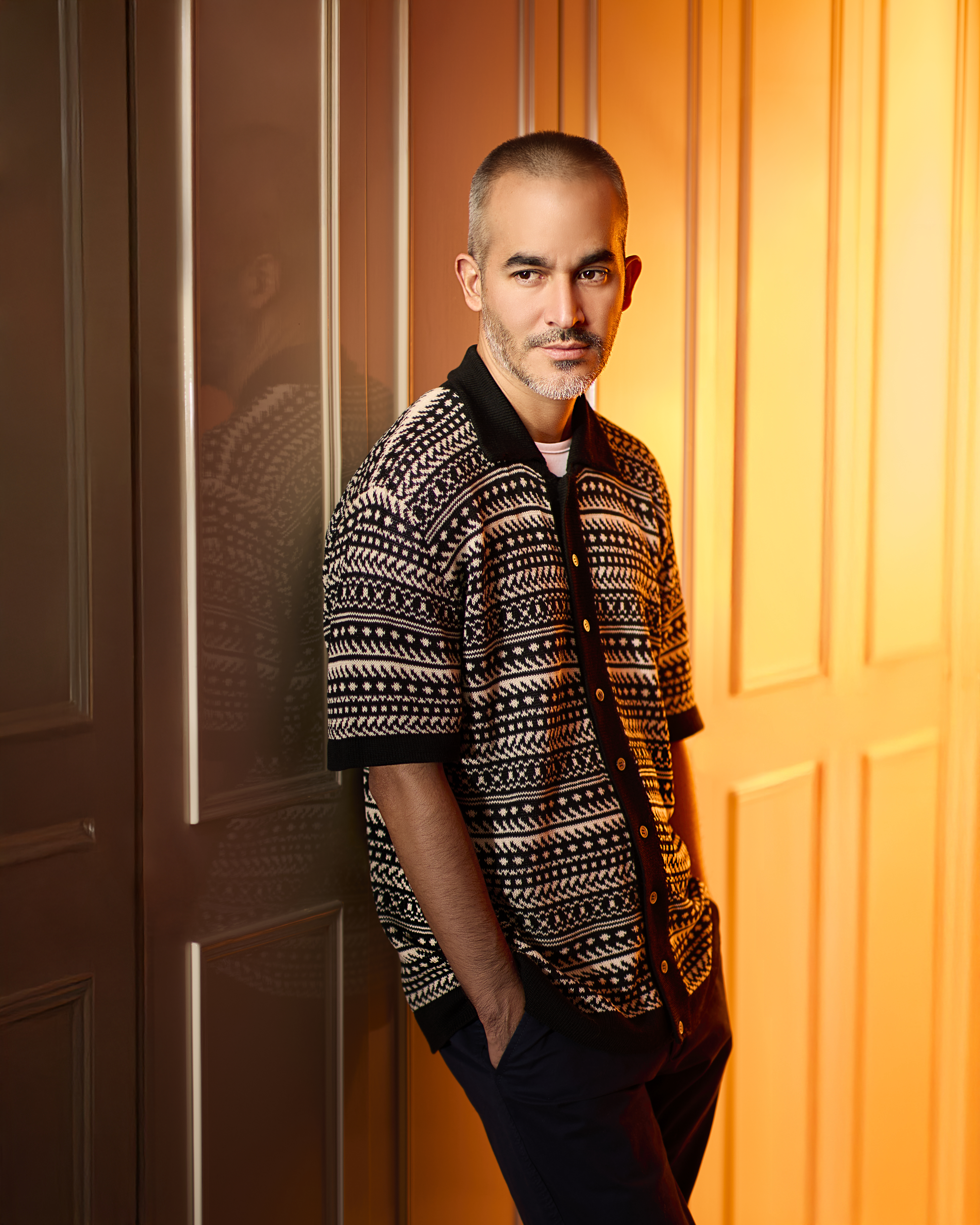 Patterned Knit Shirt