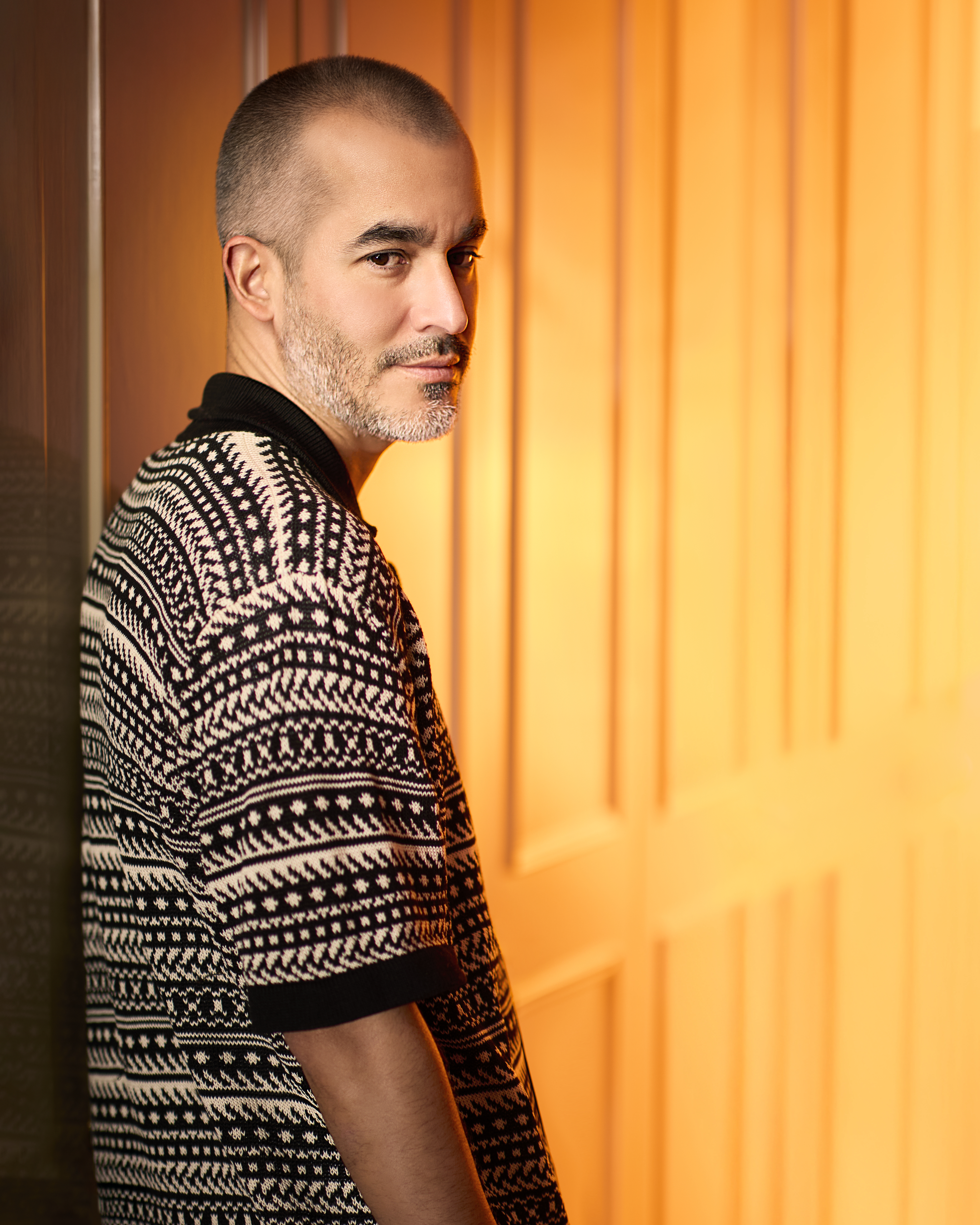 Patterned Knit Shirt