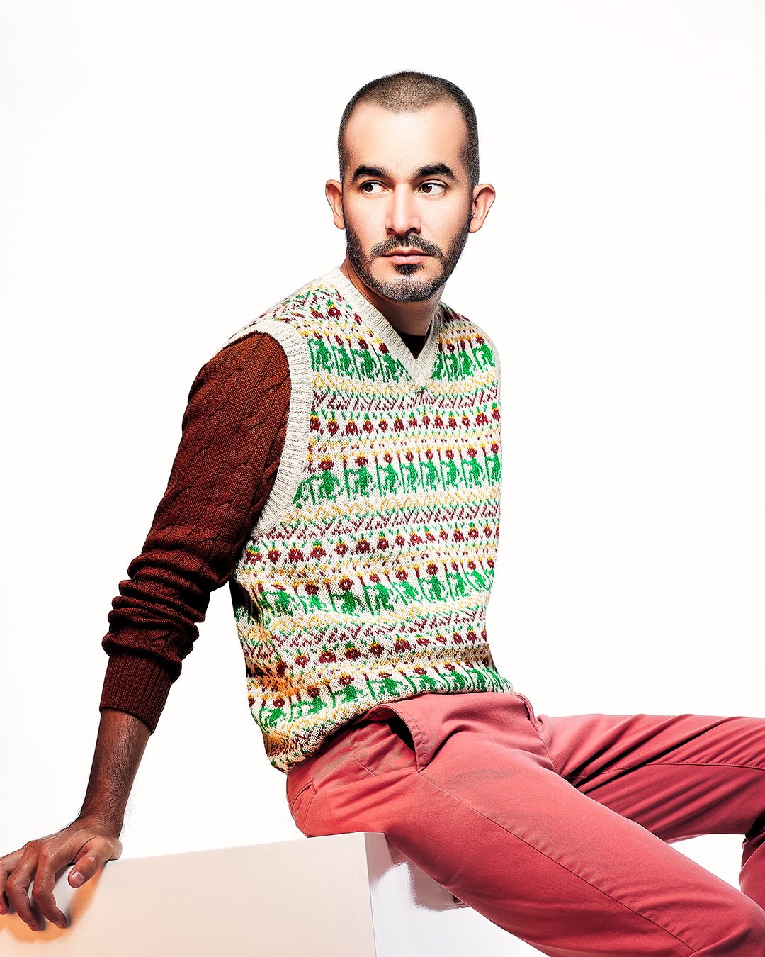 Vintage Knit Sweater Vest