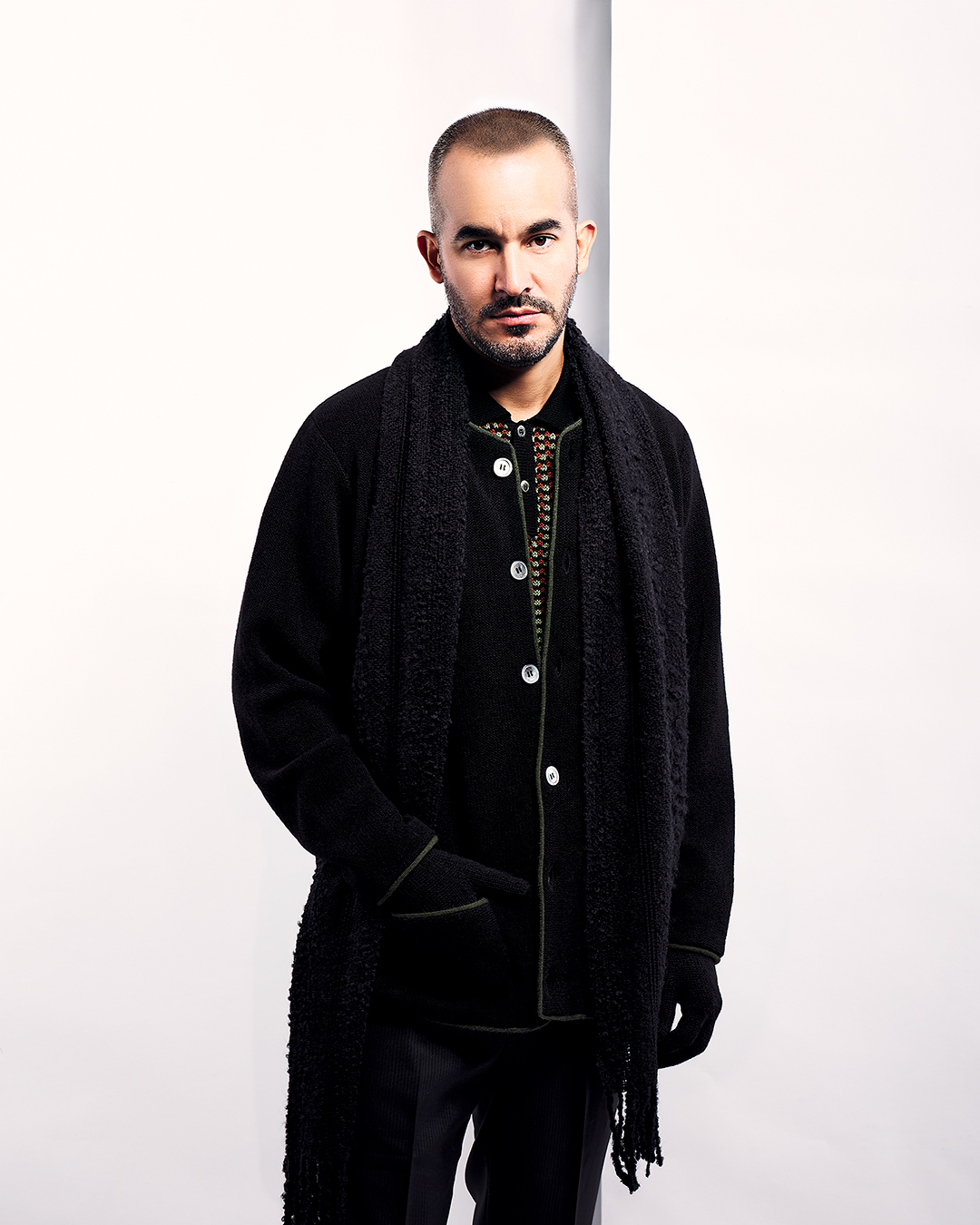 Men's Black Winter Coat