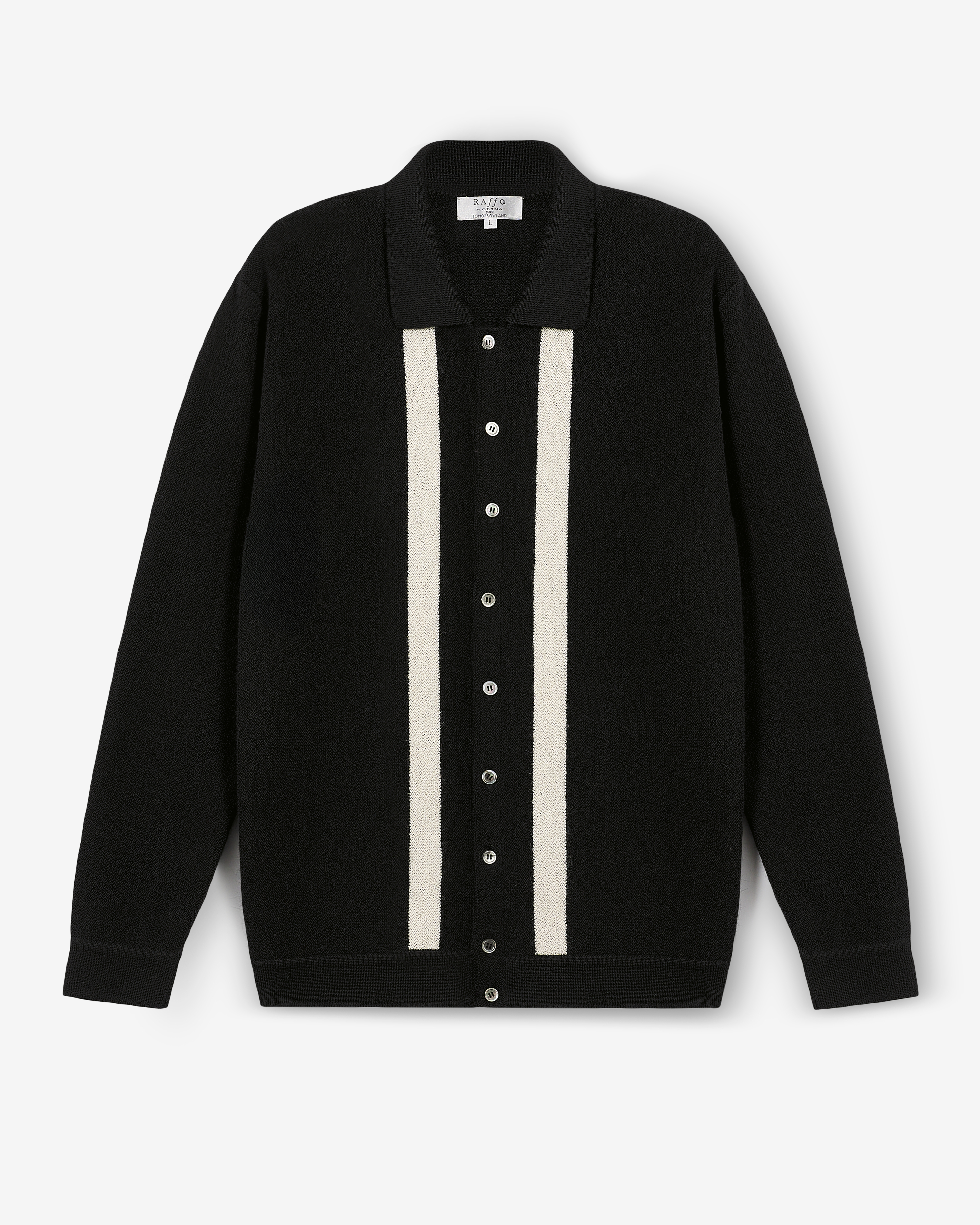 Men's Black Links Vintage Cardigan
