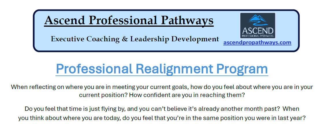 Professional Realignment Program