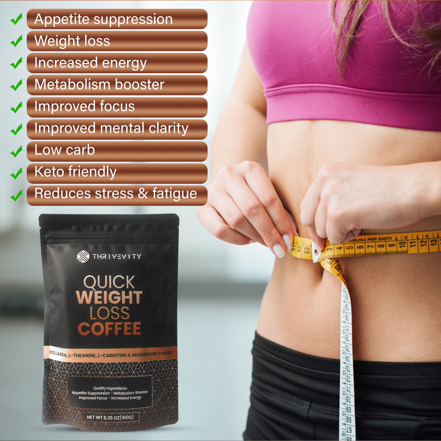 Thrivevity Quick Weight Loss Coffee Enhancer