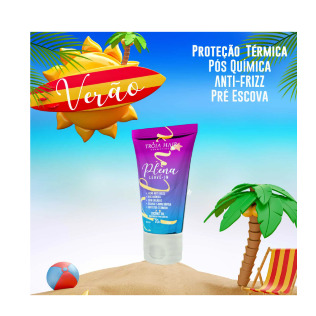 Protetor térmico Leave-in Plena Verão 70g 