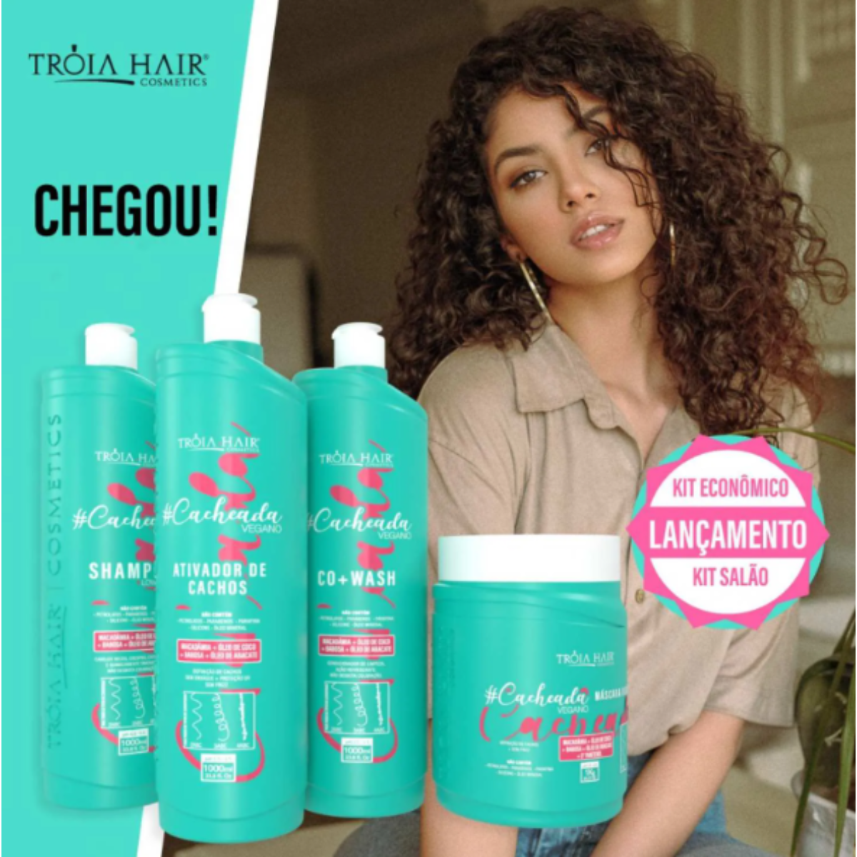 Co-Wash - Linha Cacheada 1000ml 