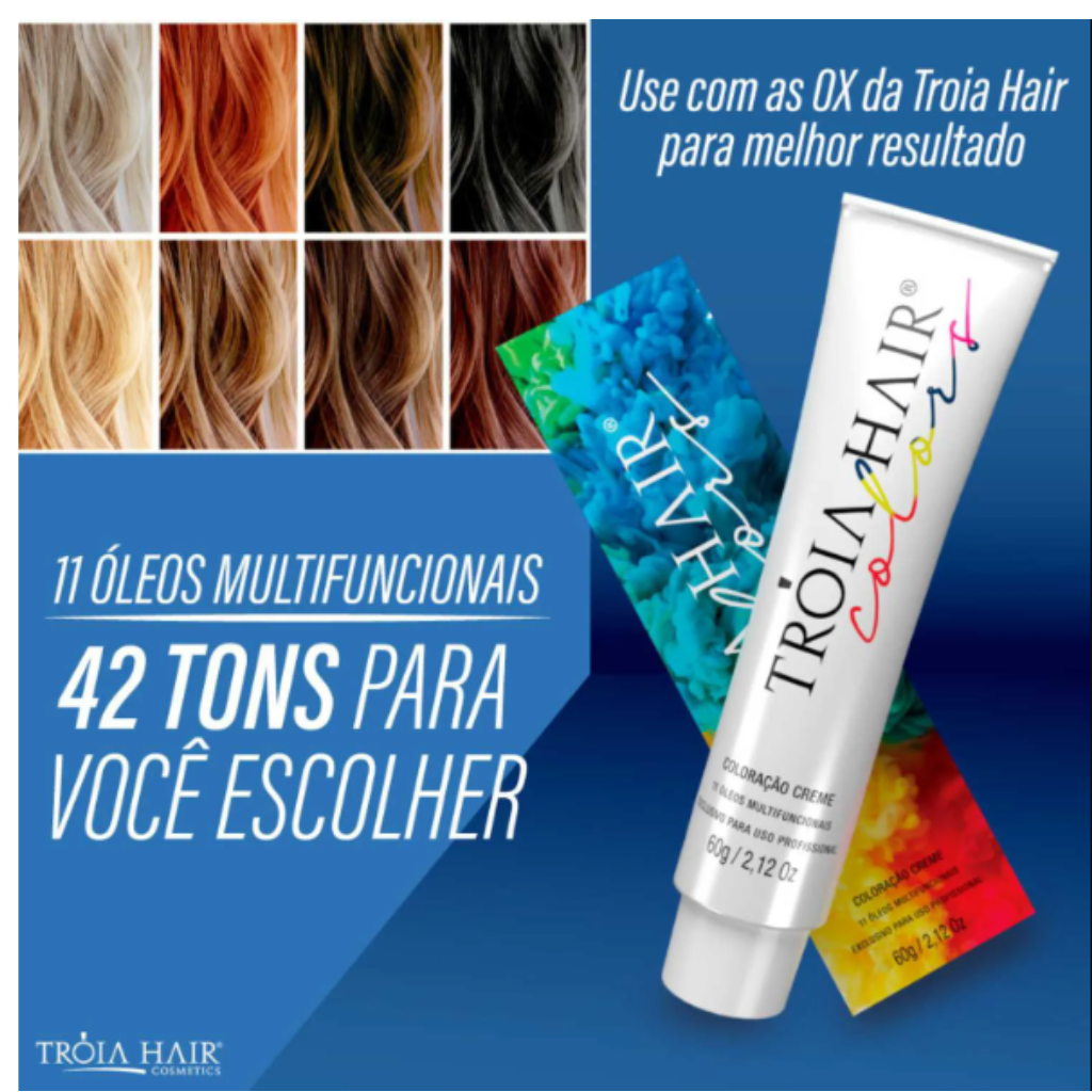 Coloração em Creme Permanente Corretor Vermelho colors 60g