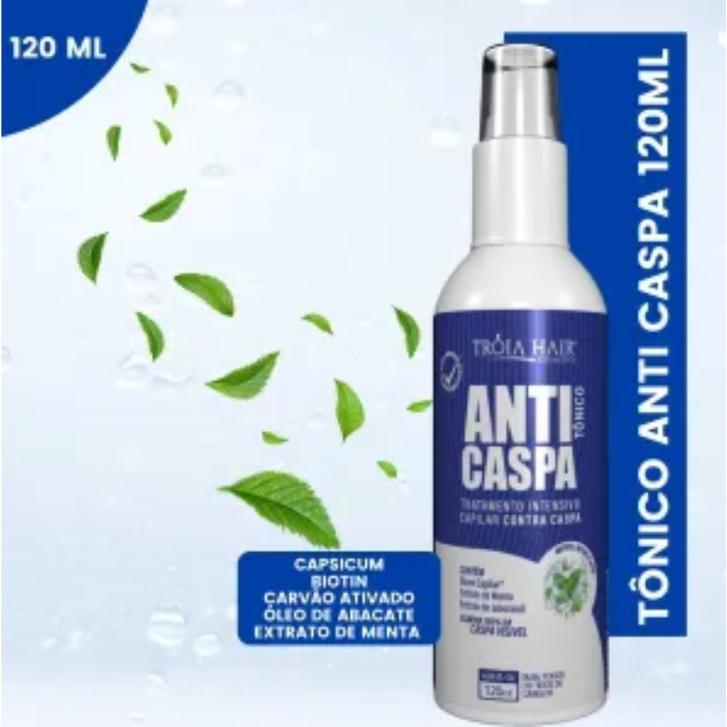 Tônico Anticaspa 120ml Tratamento Intensivo Para Caspa