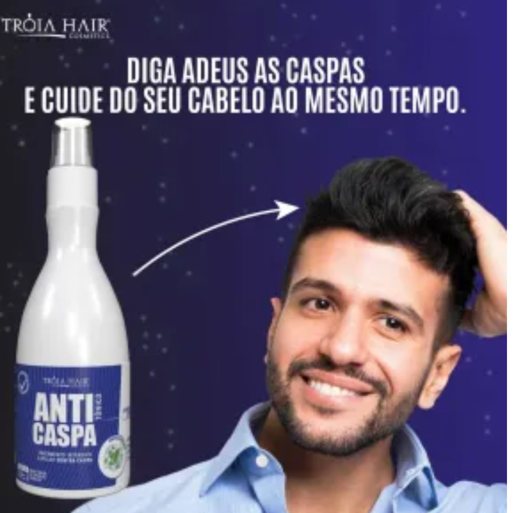 Tônico Anticaspa 80ml Tratamento Intensivo Para Caspa 