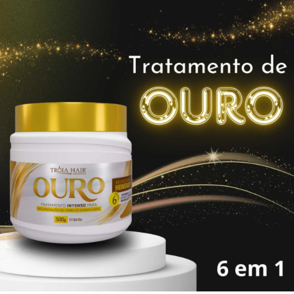 Máscara Ouro Hidratação 6 em 1 500g 
