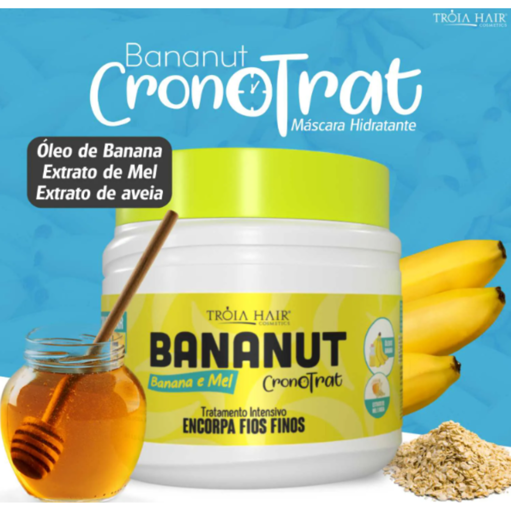 Máscara Hidratante Bananut Cronotrat 500g 