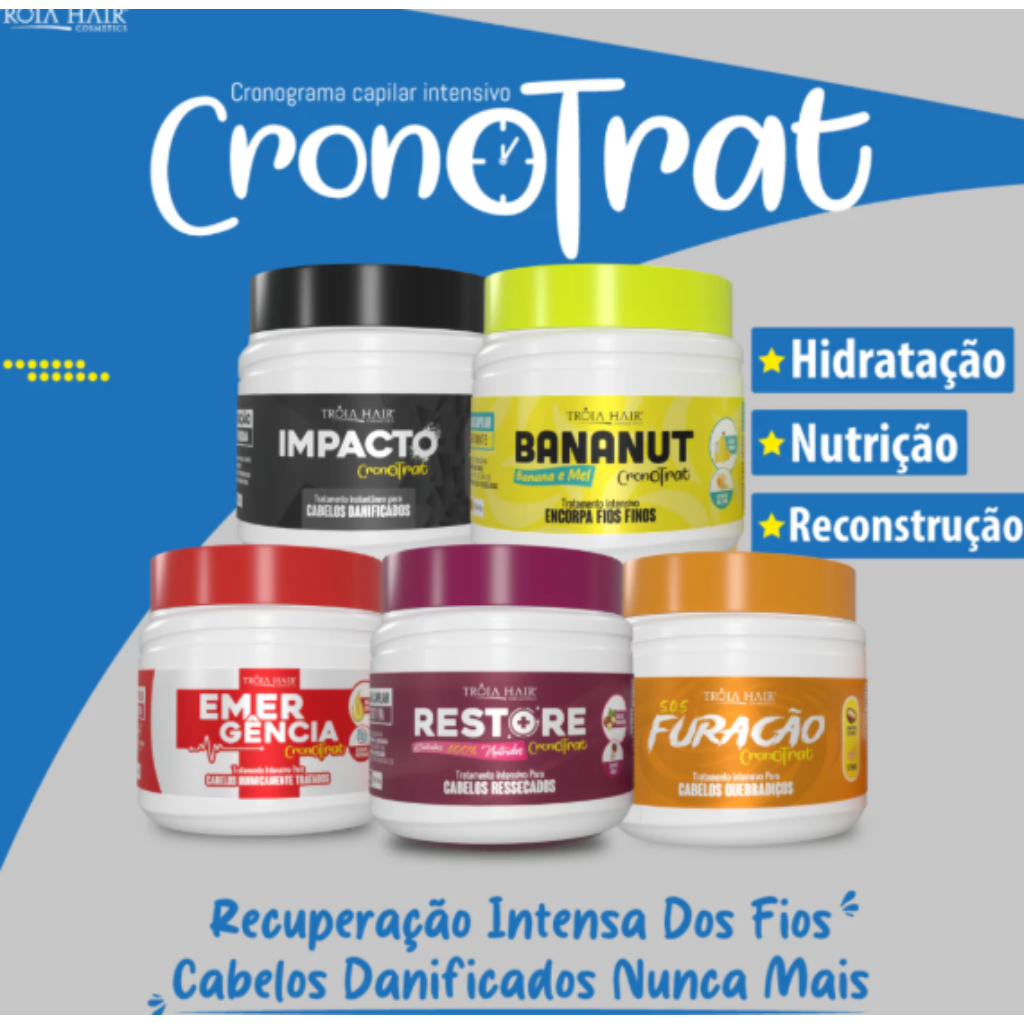 Máscara Hidratante Bananut Cronotrat 500g 