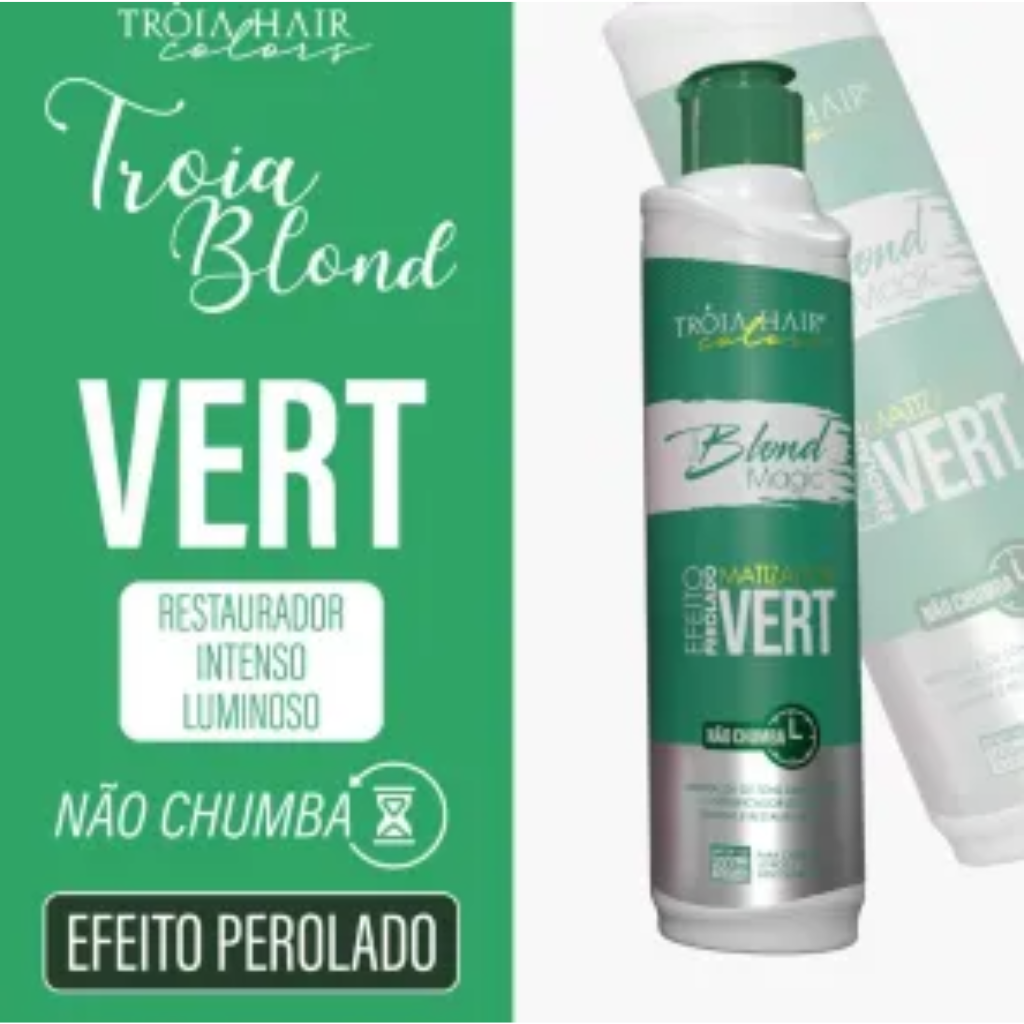 Blond Magic Vert Efeito Perolado - Máscara Matizadora 500ml