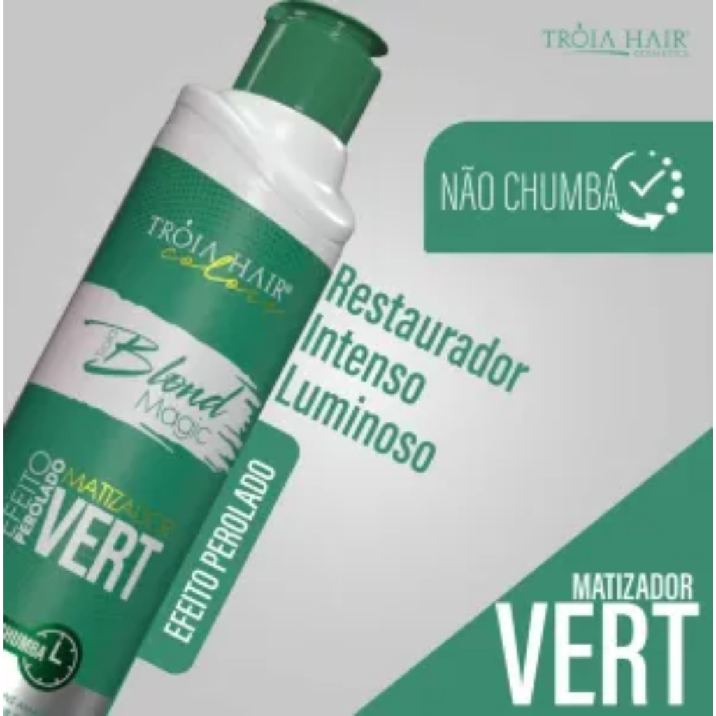Blond Magic Vert Efeito Perolado - Máscara Matizadora 500ml
