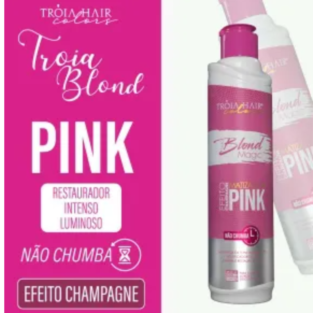 Blond Magic Pink Efeito Champagne - Máscara Matizadora 500ml