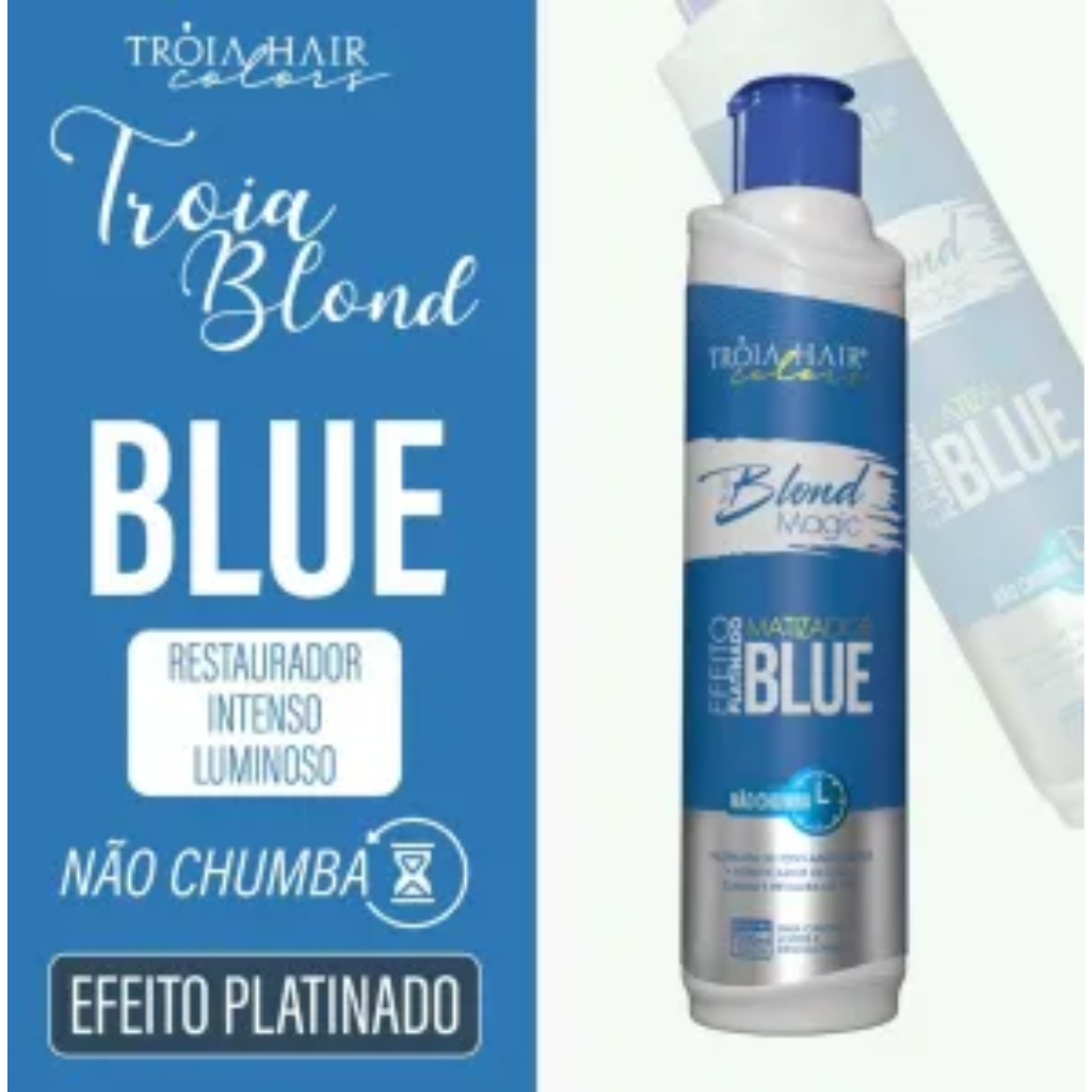 Blond Magic Blue Efeito Platinado - Máscara Matizadora 500ml